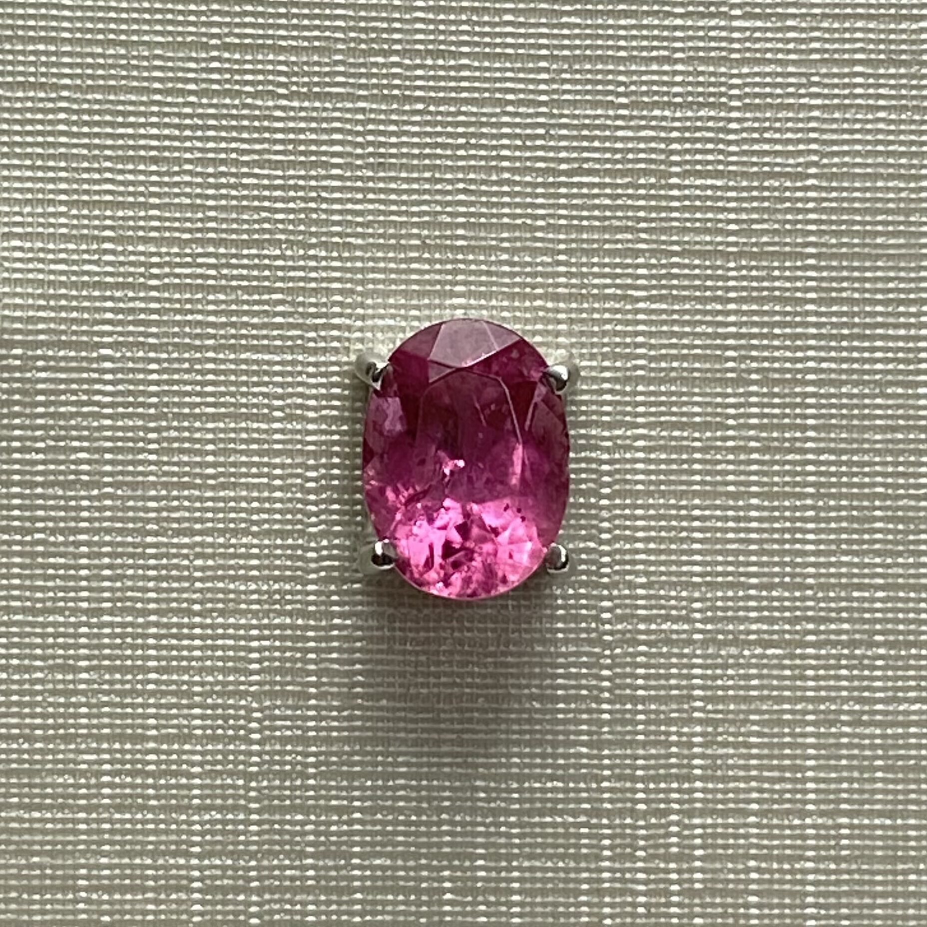 Par de Brincos Turmalina Rosa