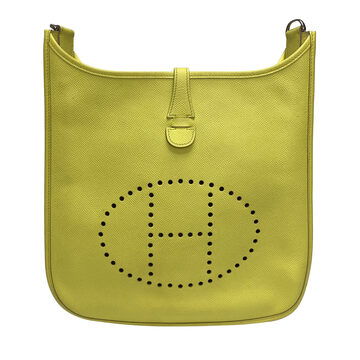 Bolsa Hermès Évelyne 29 Clemence Amarela