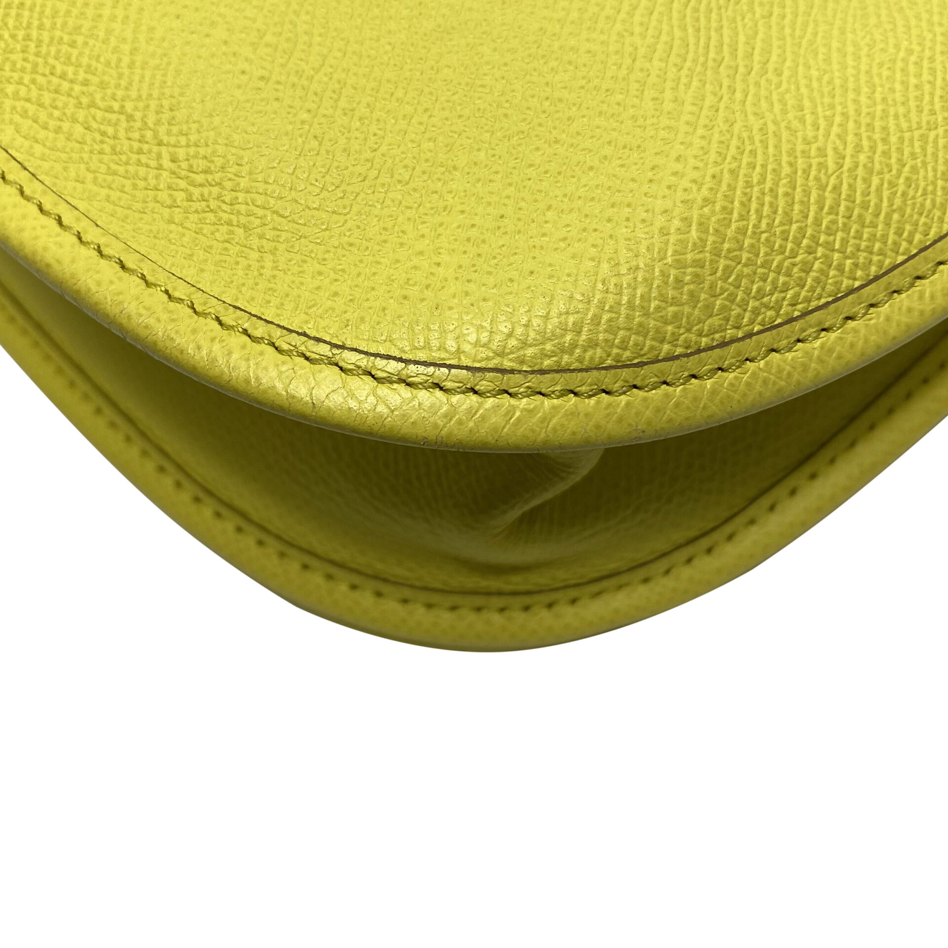 Bolsa Hermès Évelyne 29 Clemence Amarela