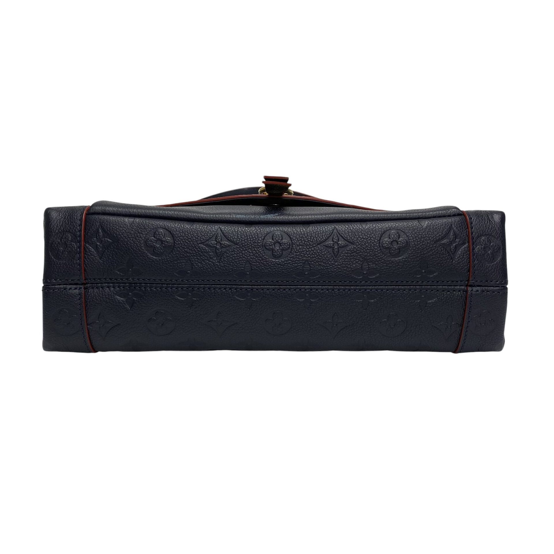 Bolsa Louis Vuitton Blanche Empreinte Azul Marinho
