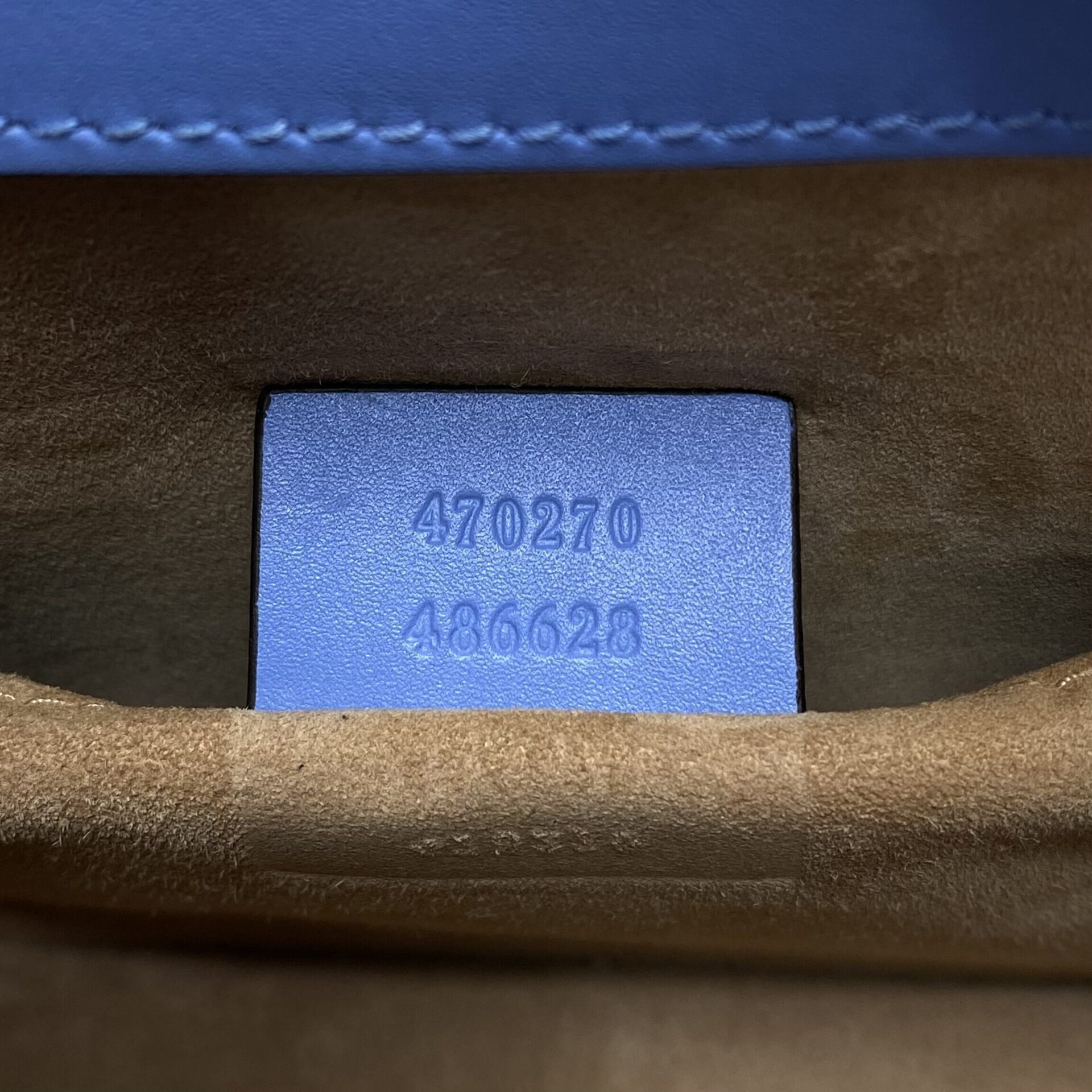 Bolsa Gucci Mini Sylvie Azul