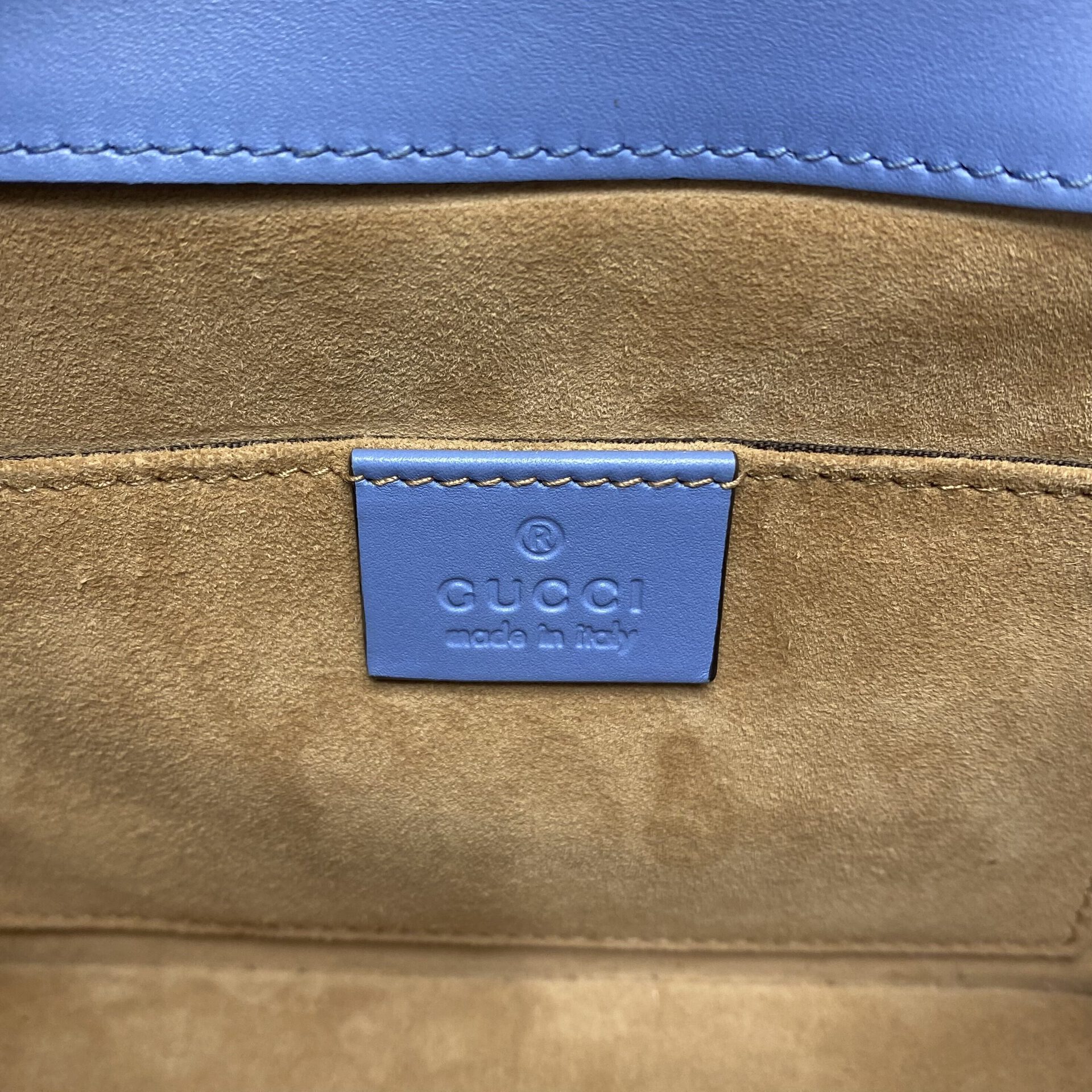 Bolsa Gucci Mini Sylvie Azul
