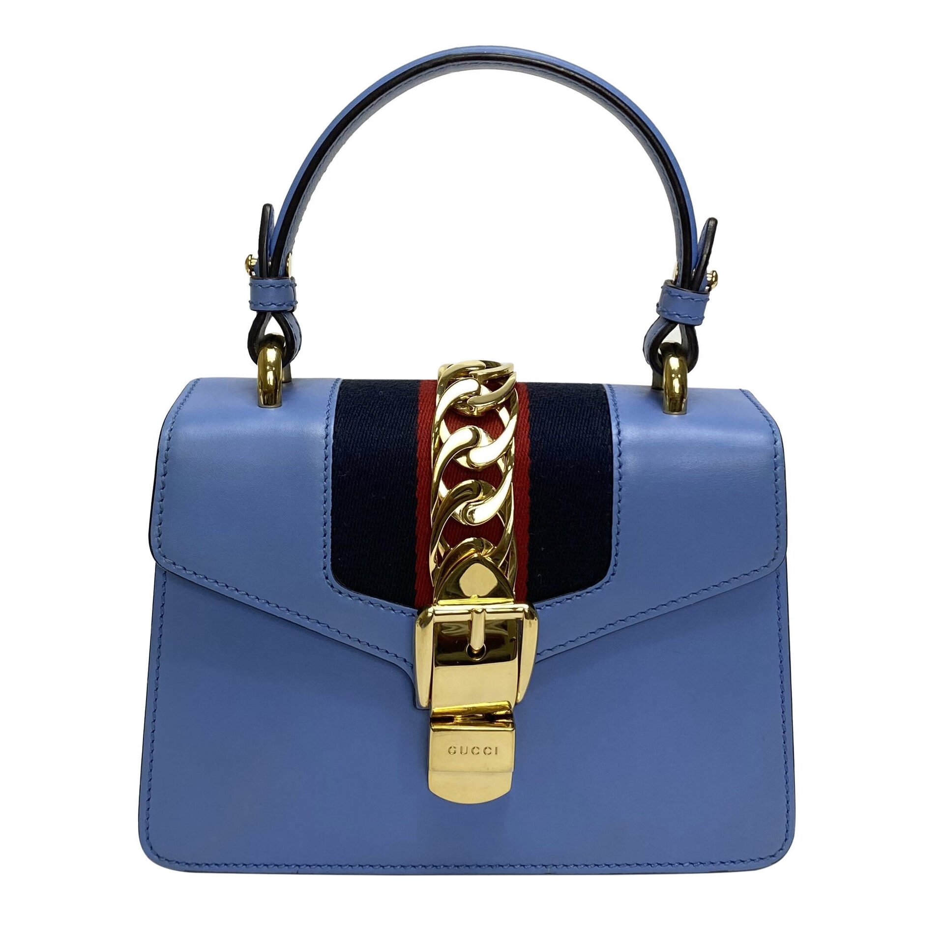 Bolsa Gucci Mini Sylvie Azul