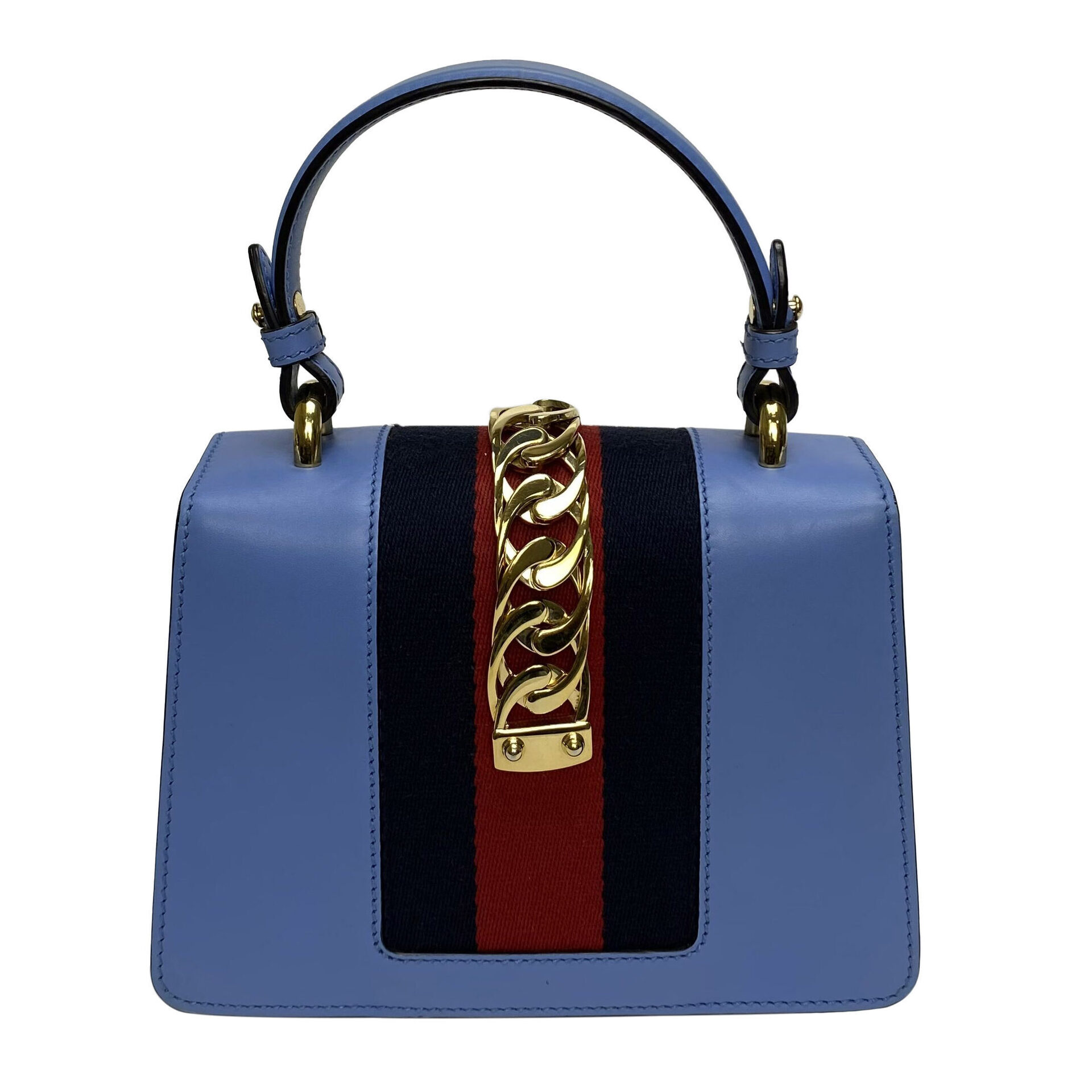 Bolsa Gucci Mini Sylvie Azul