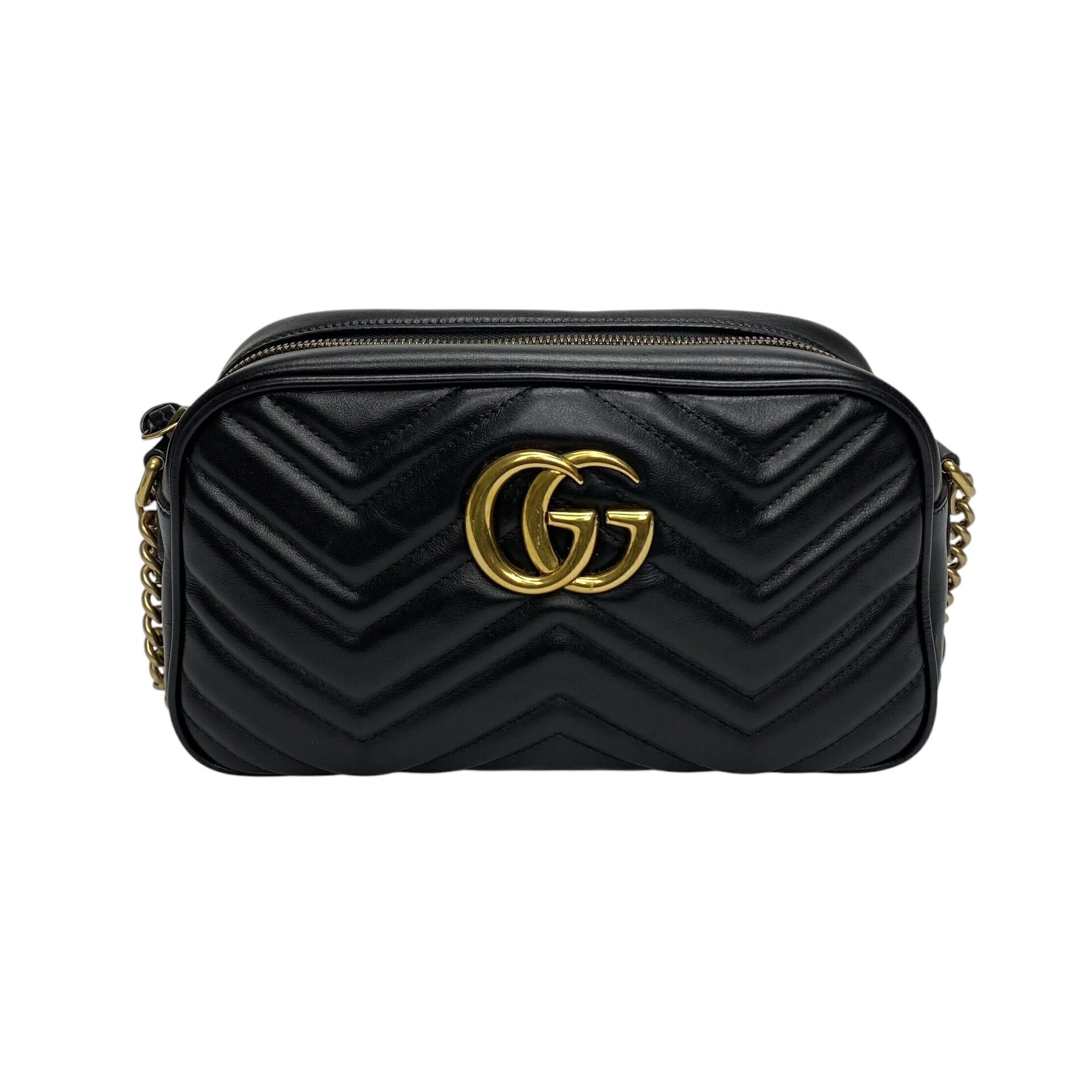Bolsa Gucci GG Marmont Preta