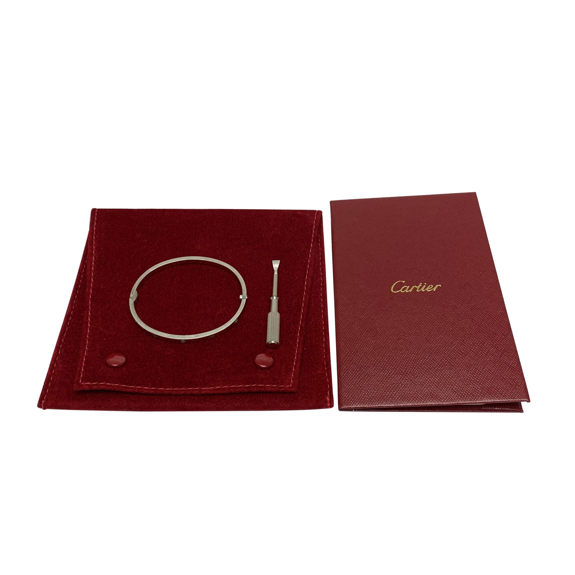 Pulseira Cartier LOVE 6 Diamantes - Pequeno