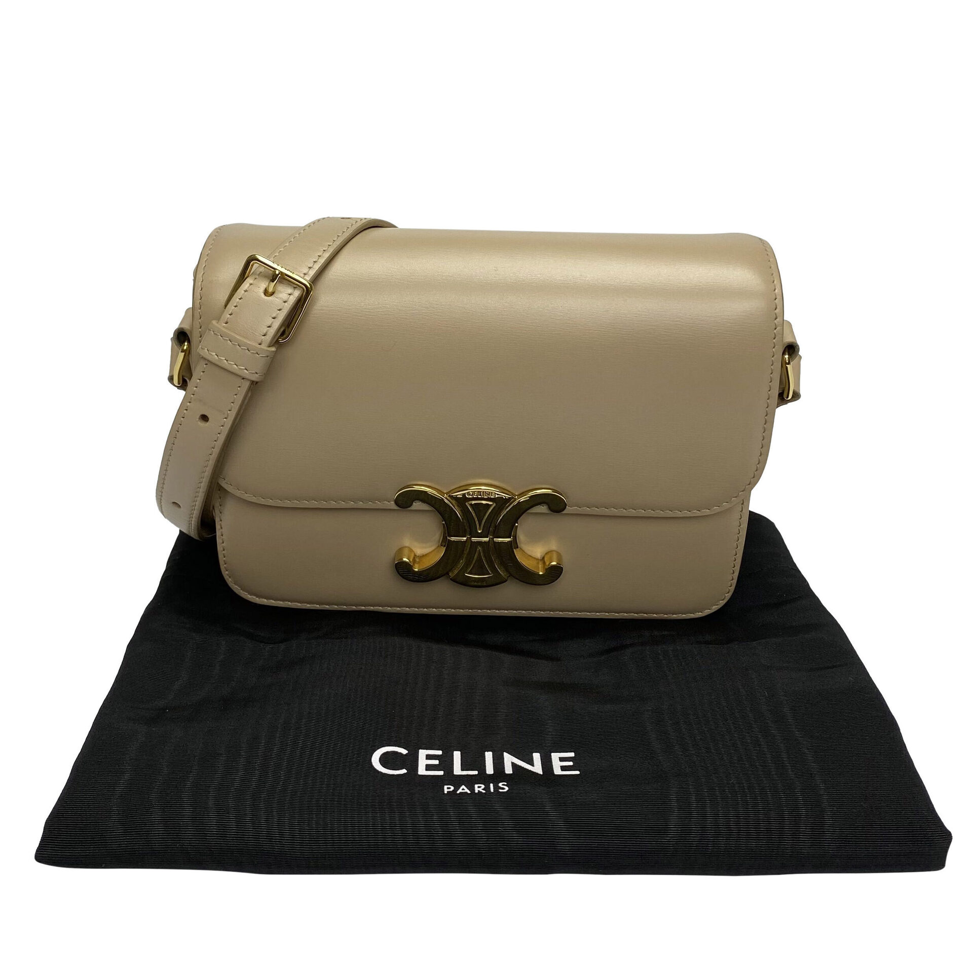 Bolsa Celine Triomphe Bege