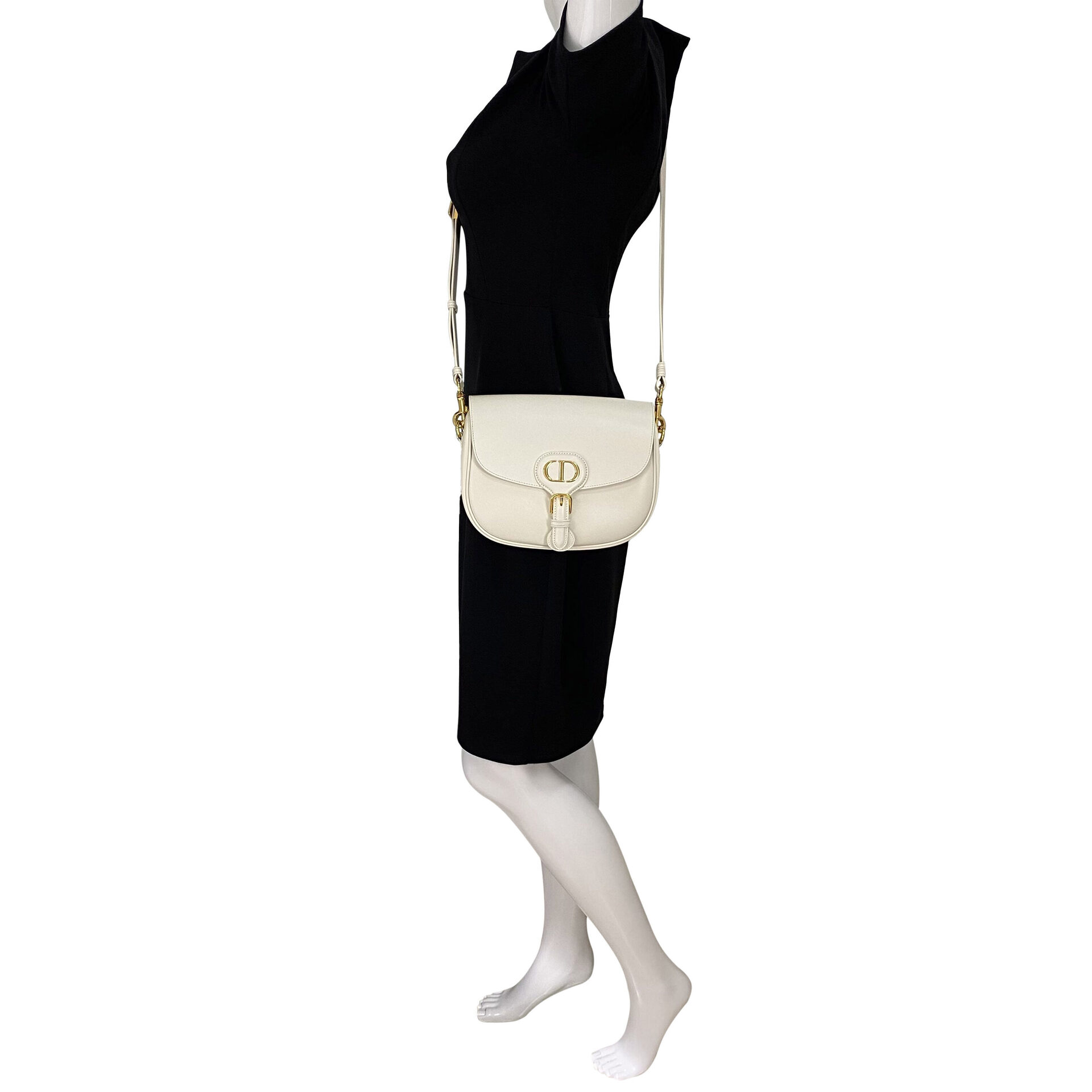Bolsa Christian Dior Bobby Medium Off White