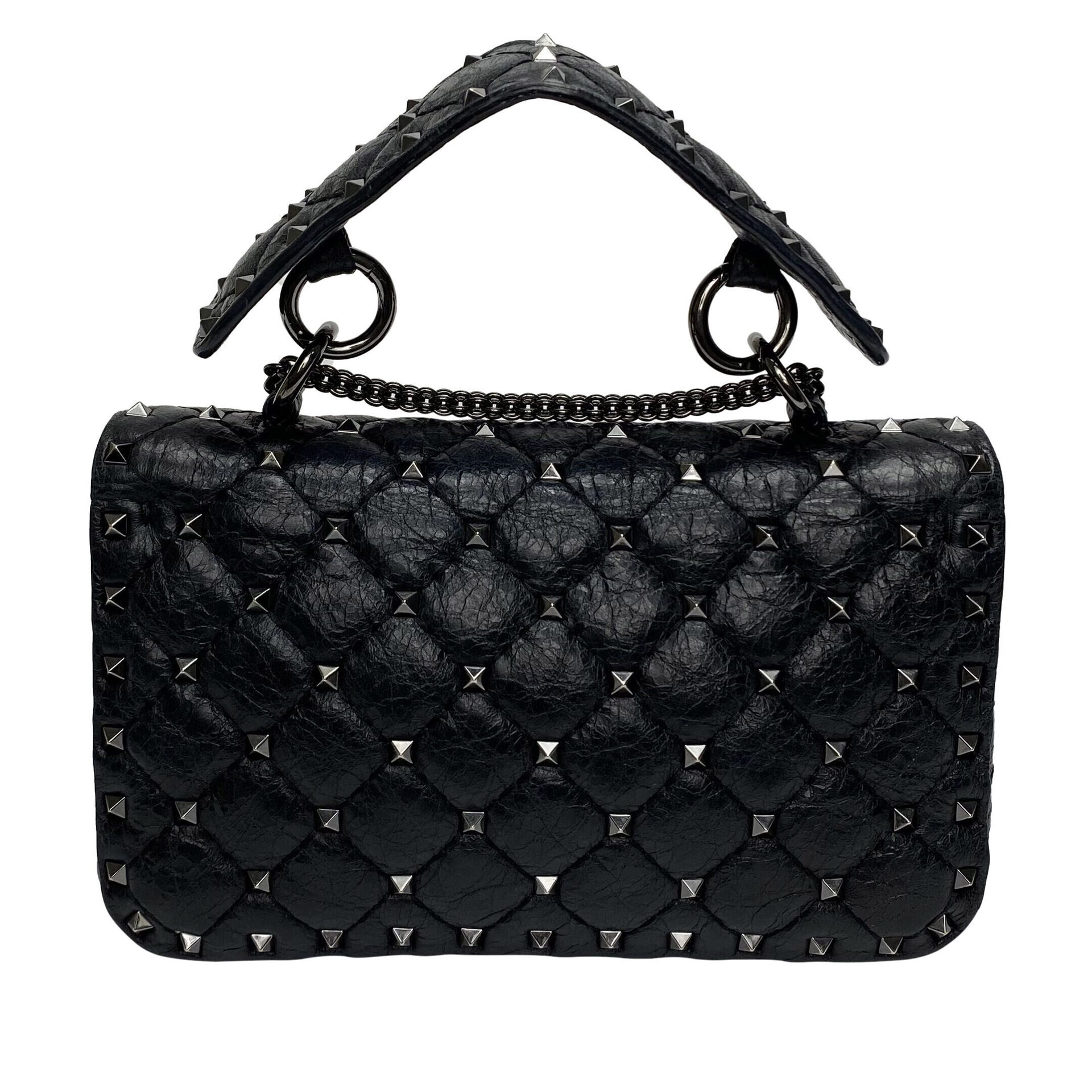 Bolsa Valentino Garavani Rockstud Preta