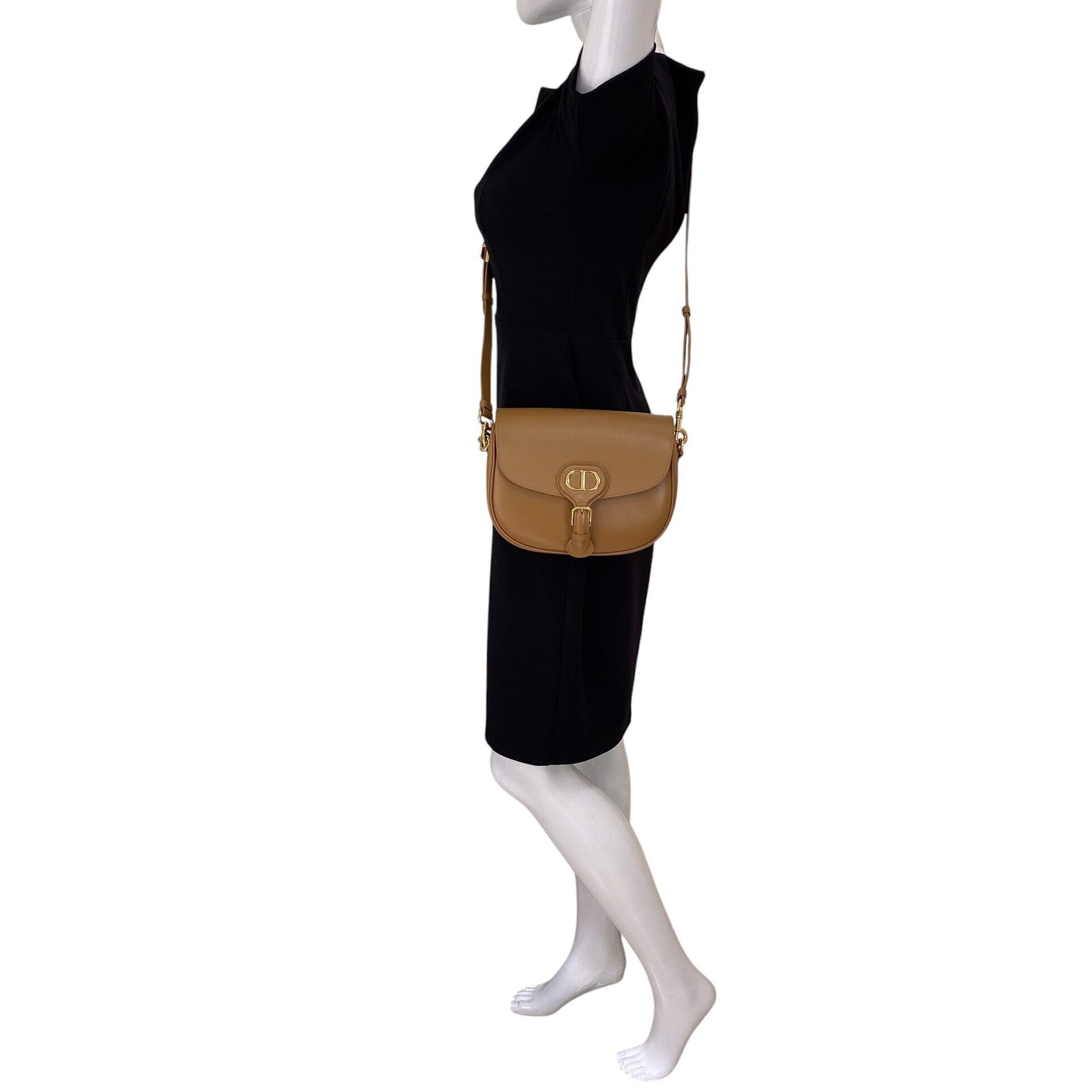 Bolsa Christian Dior Bobby Medium Caramelo