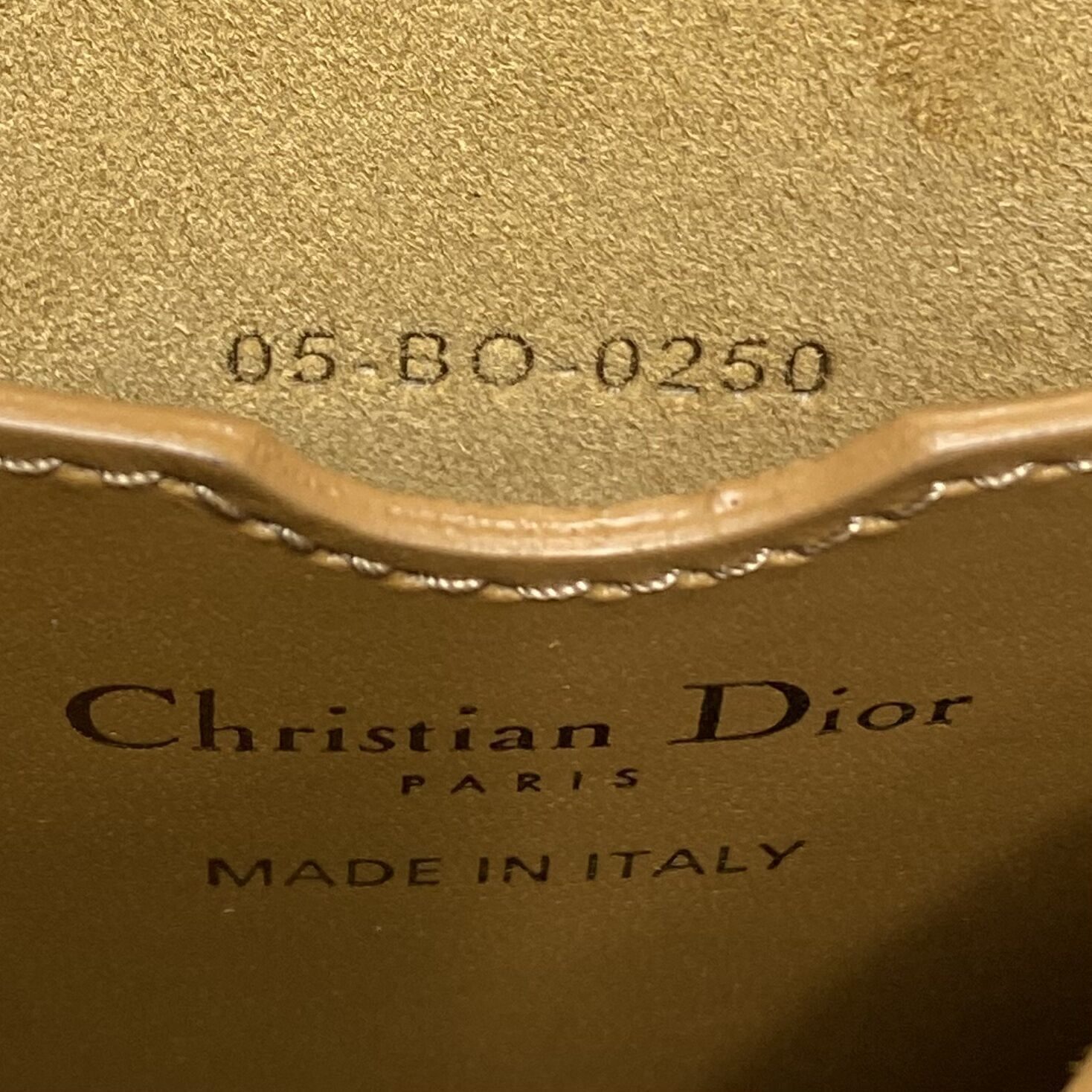Bolsa Christian Dior Bobby Medium Caramelo