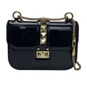 Bolsa Valentino Garavani Glam Lock Azul Marinho