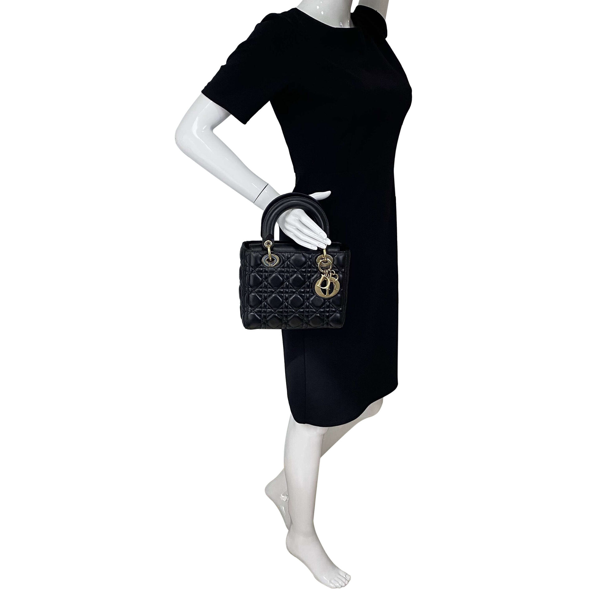 Bolsa Christian Dior Lady Dior Preta