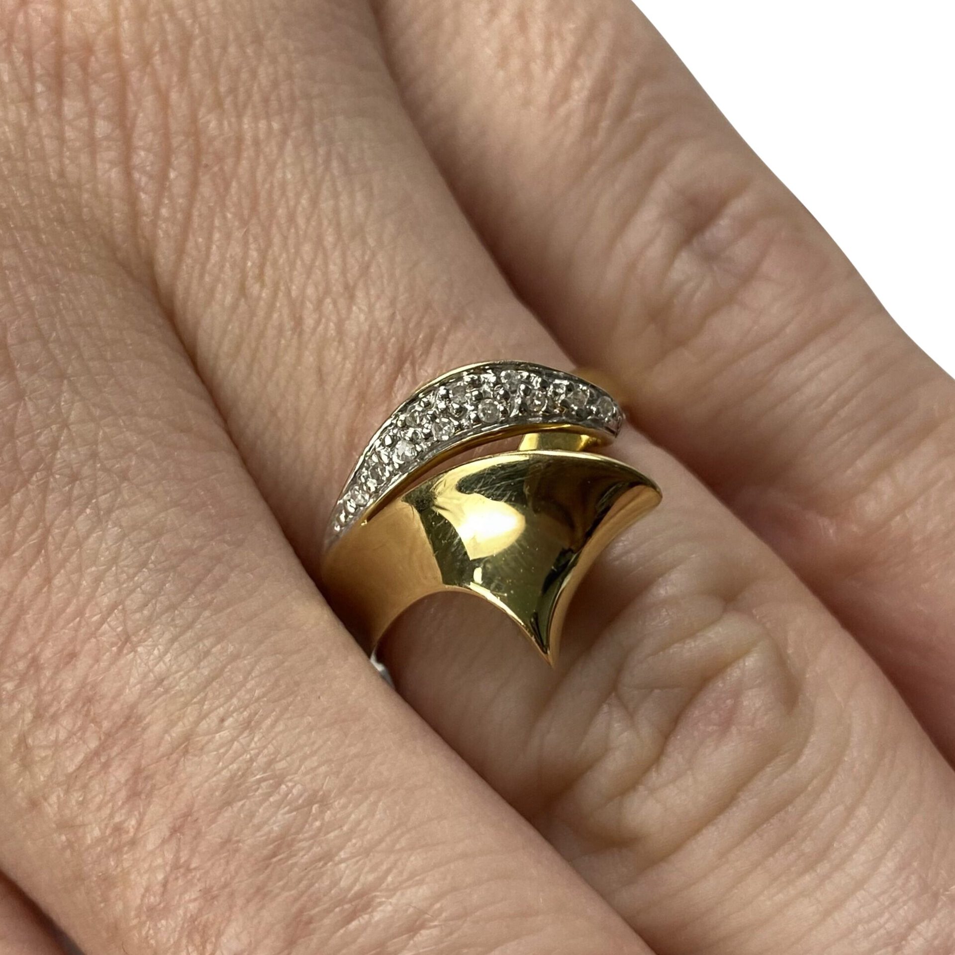 Anel Vicenza Joias Ouro Amarelo