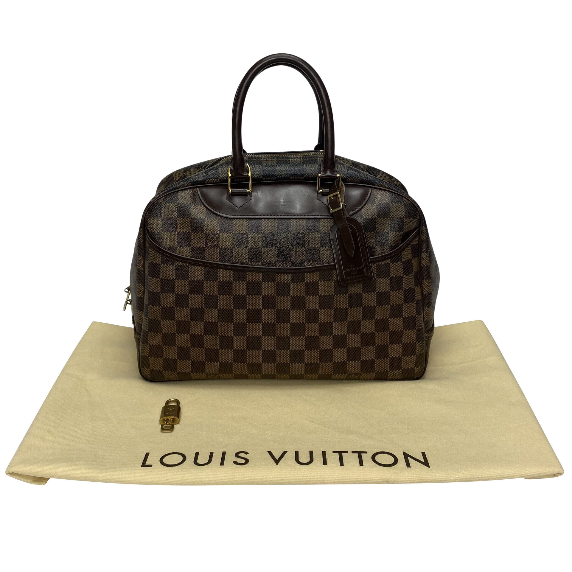 Bolsa Louis Vuitton Deauville Damier Ebene