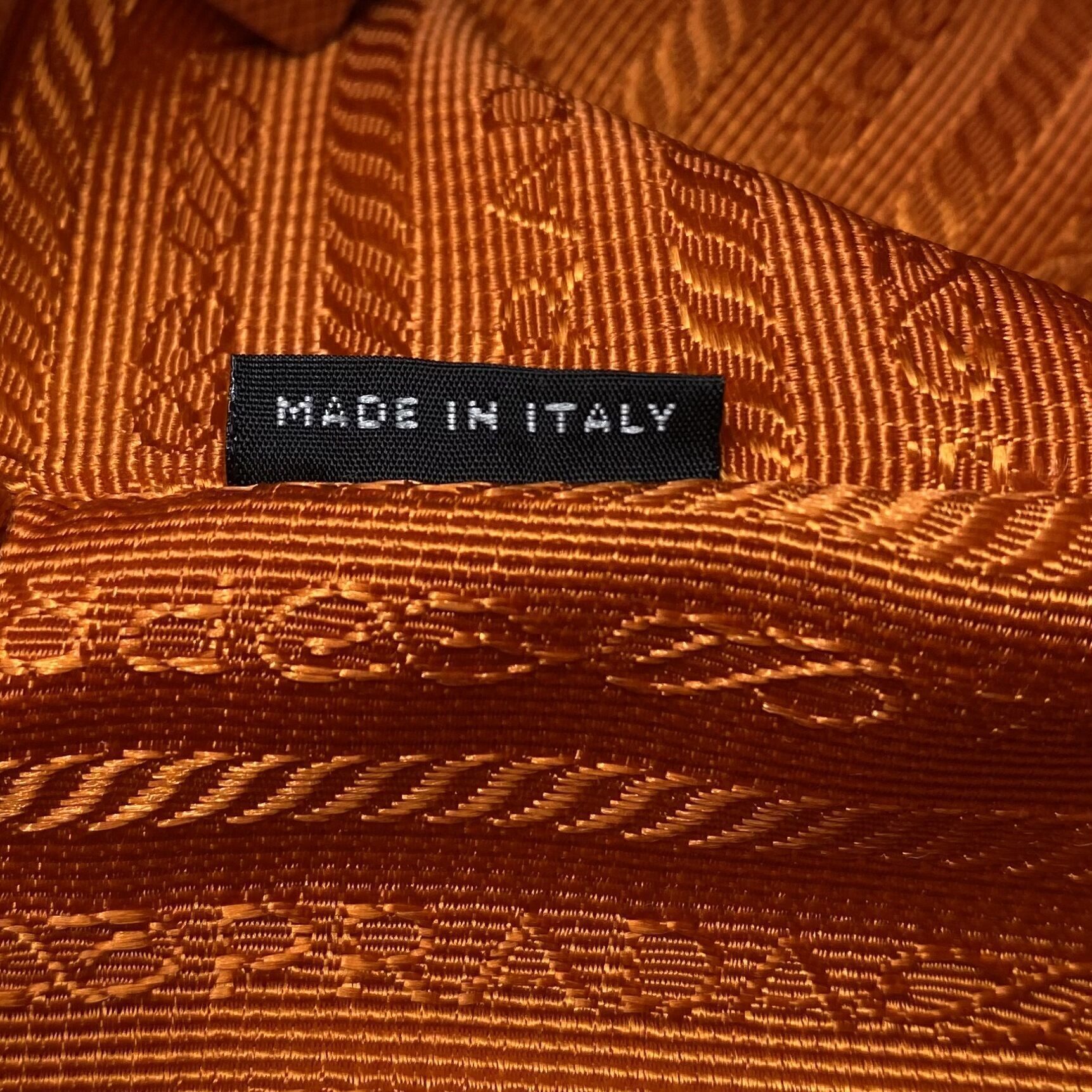 Bolsa Prada Galleria Couro Saffiano Laranja
