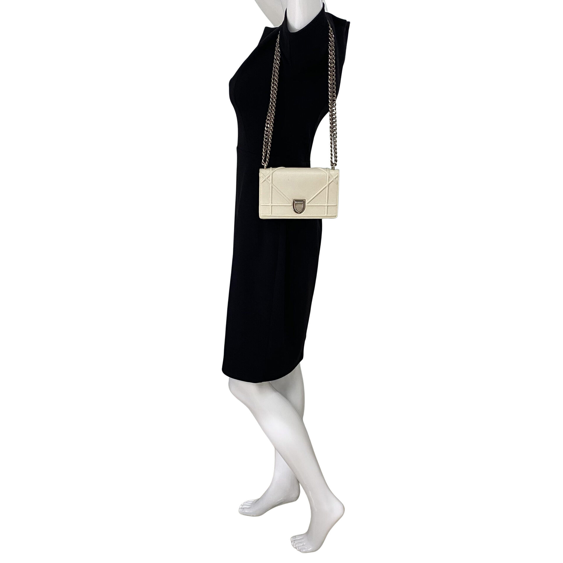 Bolsa Christian Dior Diorama Off White
