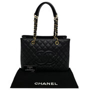 Bolsa Chanel Grand Shopping Tote GST Preta