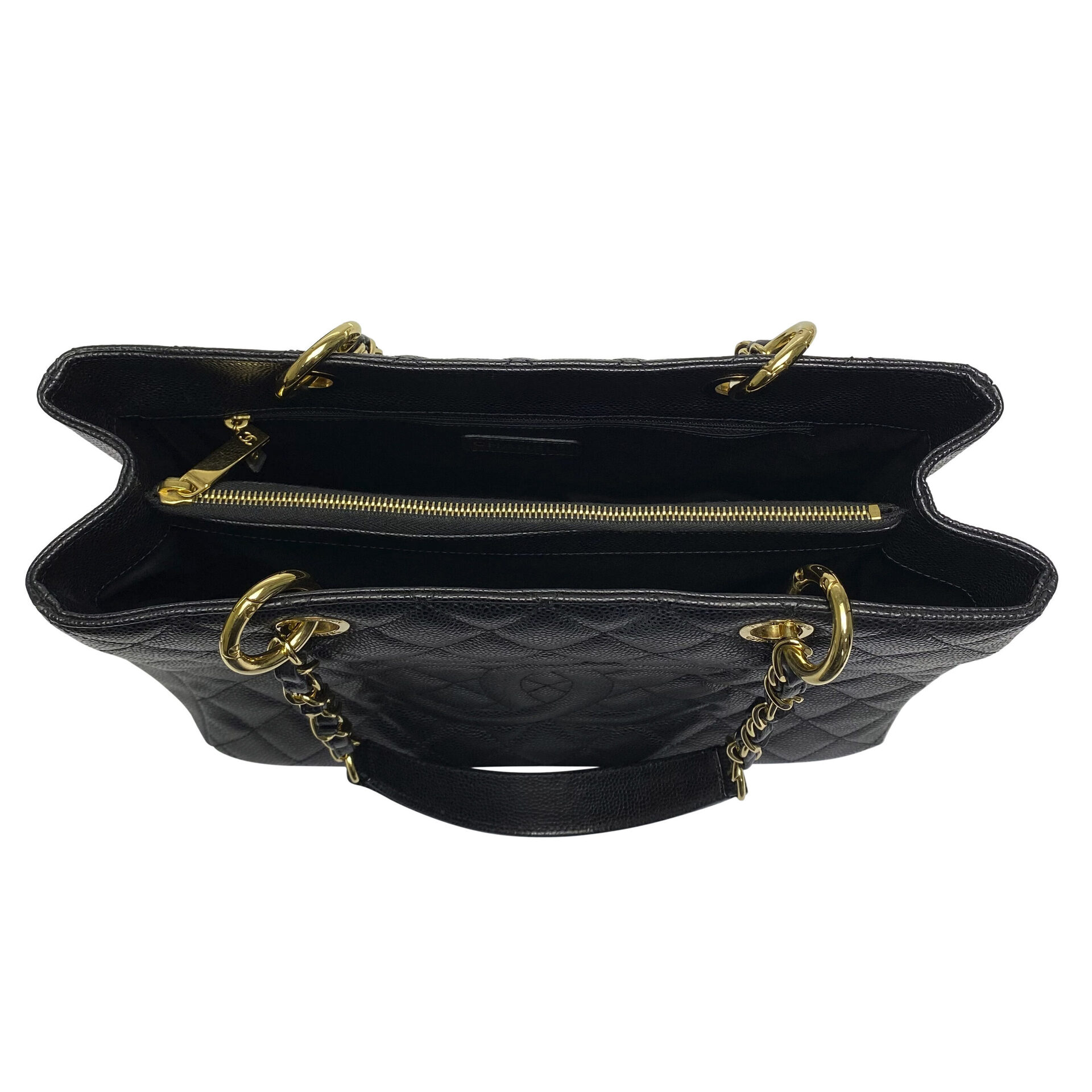 Bolsa Chanel Grand Shopping Tote GST Preta
