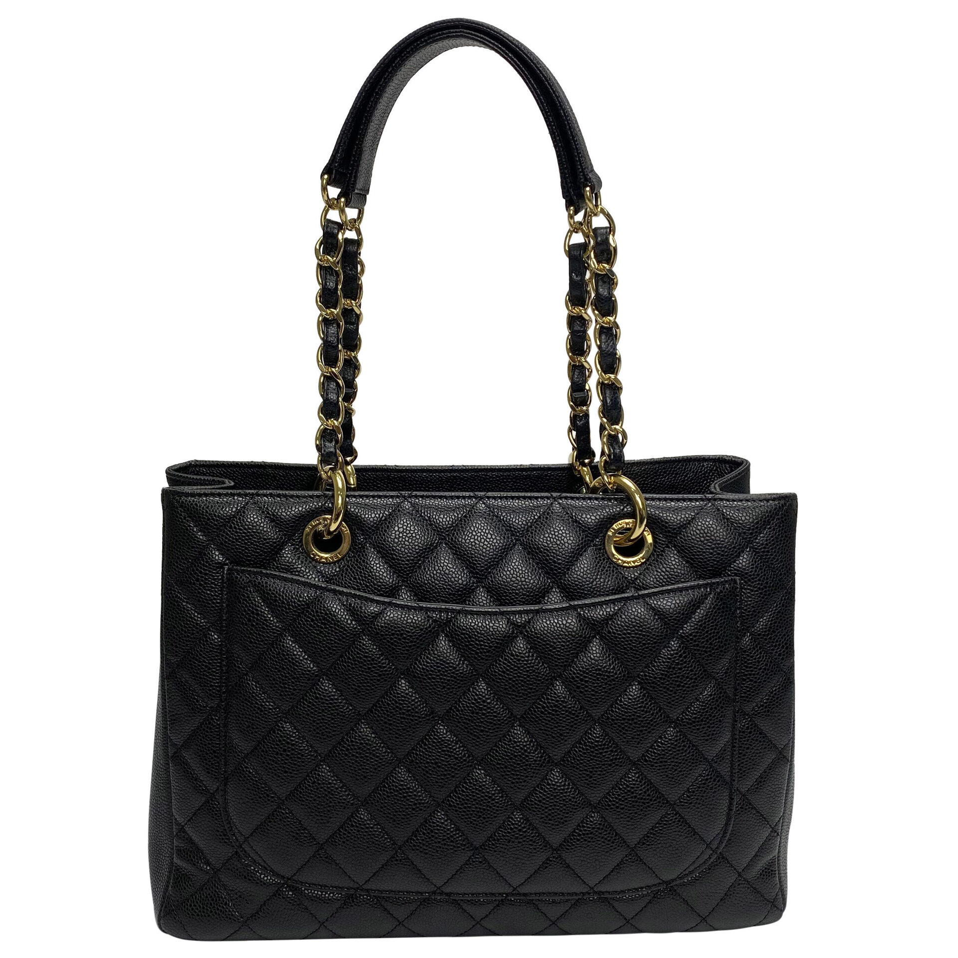 Bolsa Chanel Grand Shopping Tote GST Preta