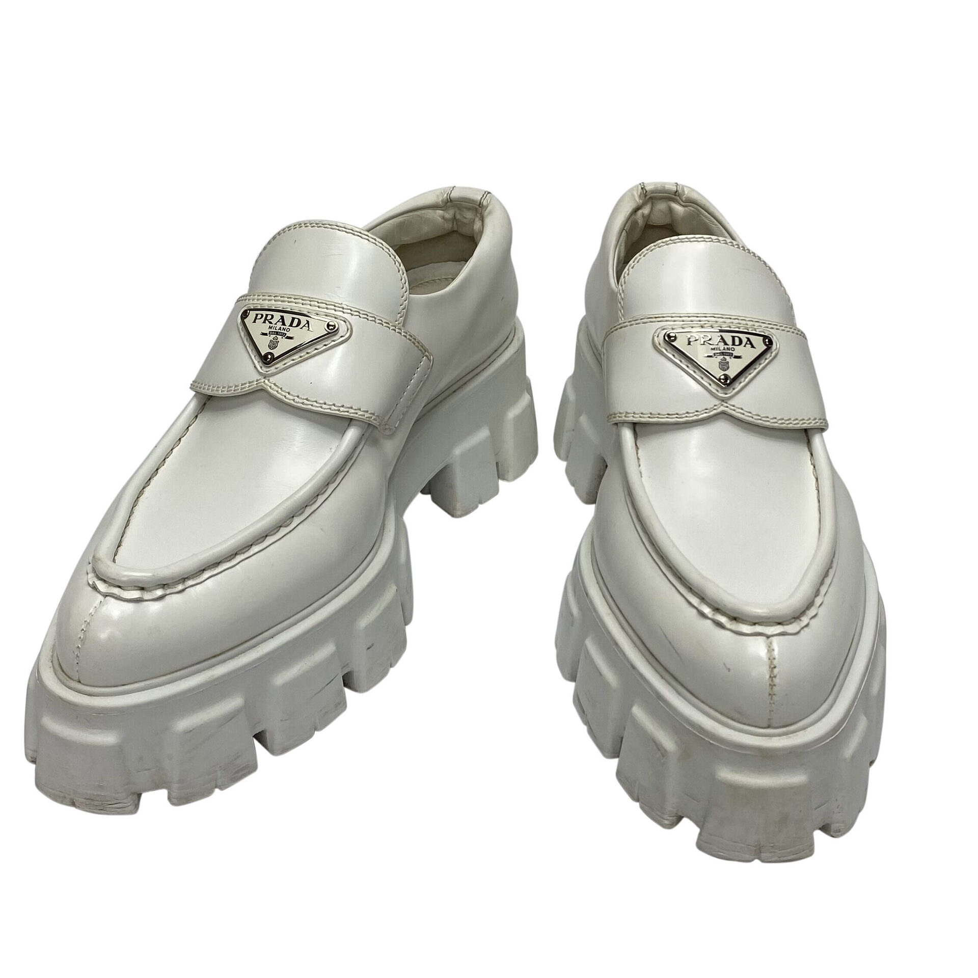 Mocassim Prada Monolith Branco