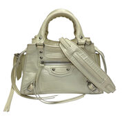 Bolsa Balenciga Neo Classic City Off White