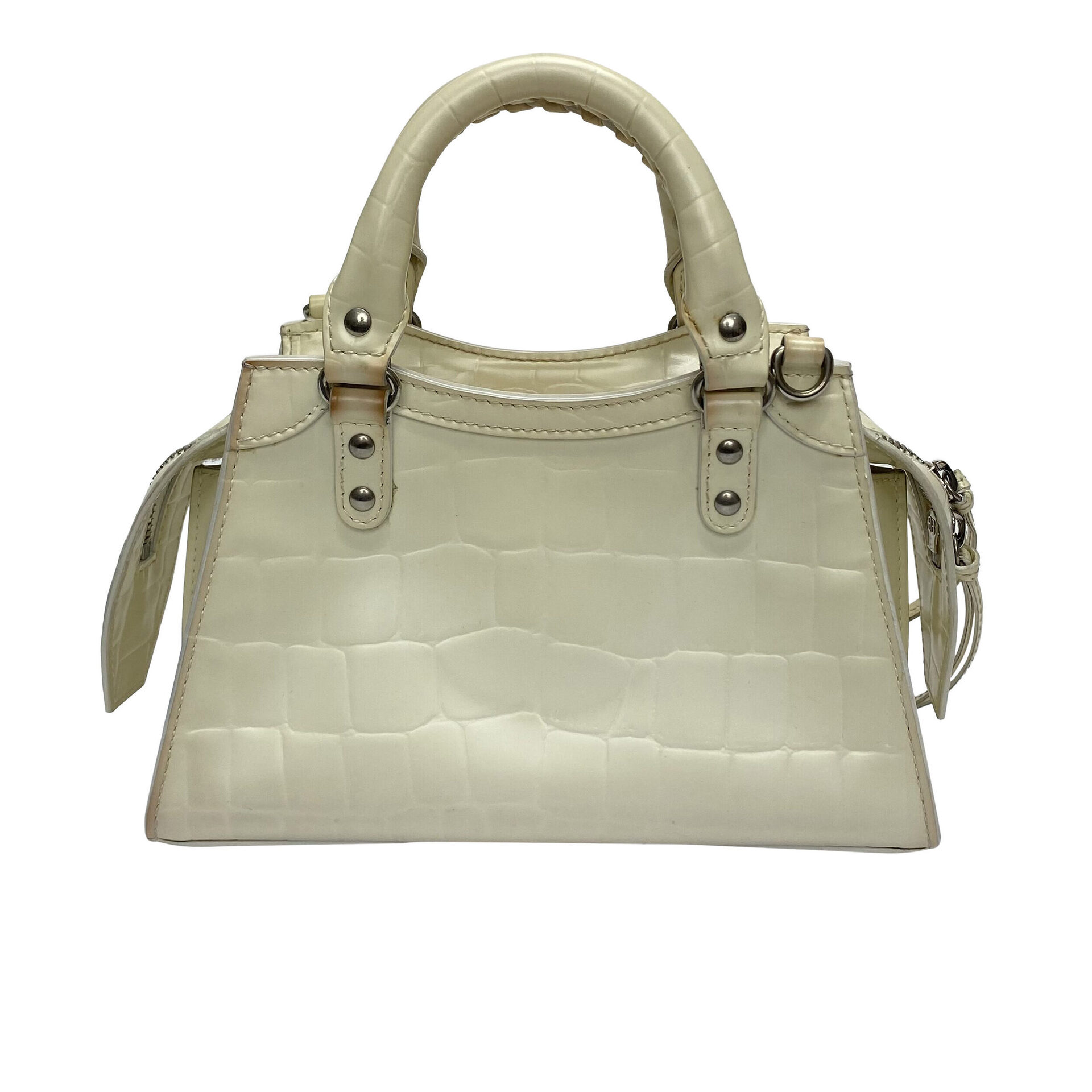 Bolsa Balenciga Neo Classic City Off White