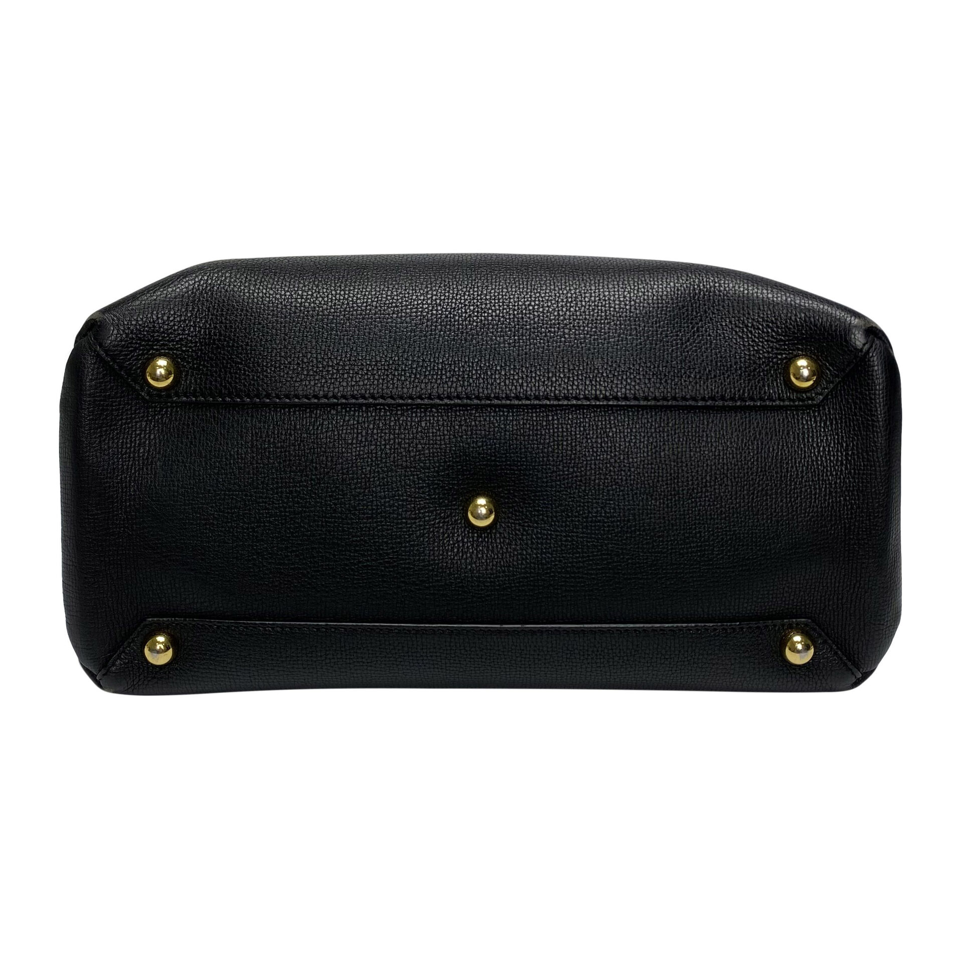 Bolsa Burberry Banner Couro Preta