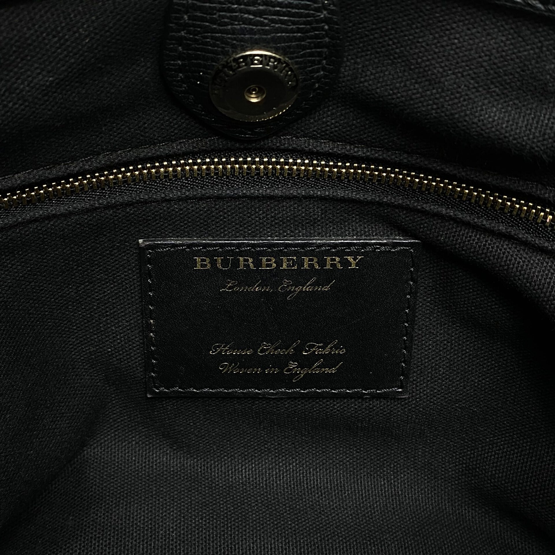 Bolsa Burberry Banner Couro Preta