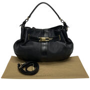 Bolsa Burberry Willenmore Couro Preto