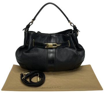 Bolsa Burberry Willenmore Couro Preto