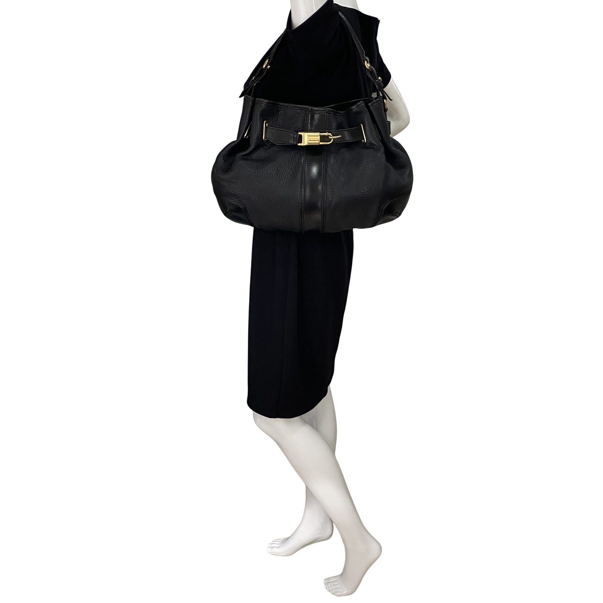 Bolsa Burberry Willenmore Couro Preto