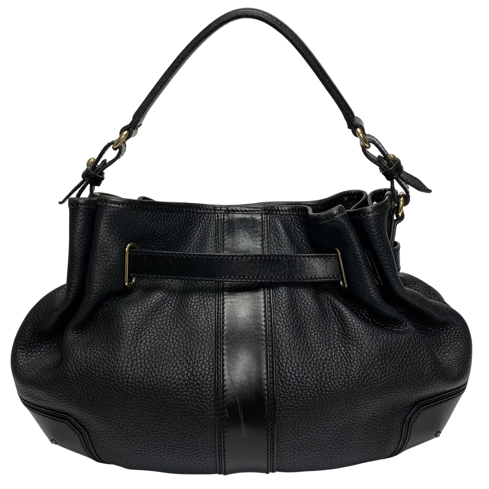 Bolsa Burberry Willenmore Couro Preto