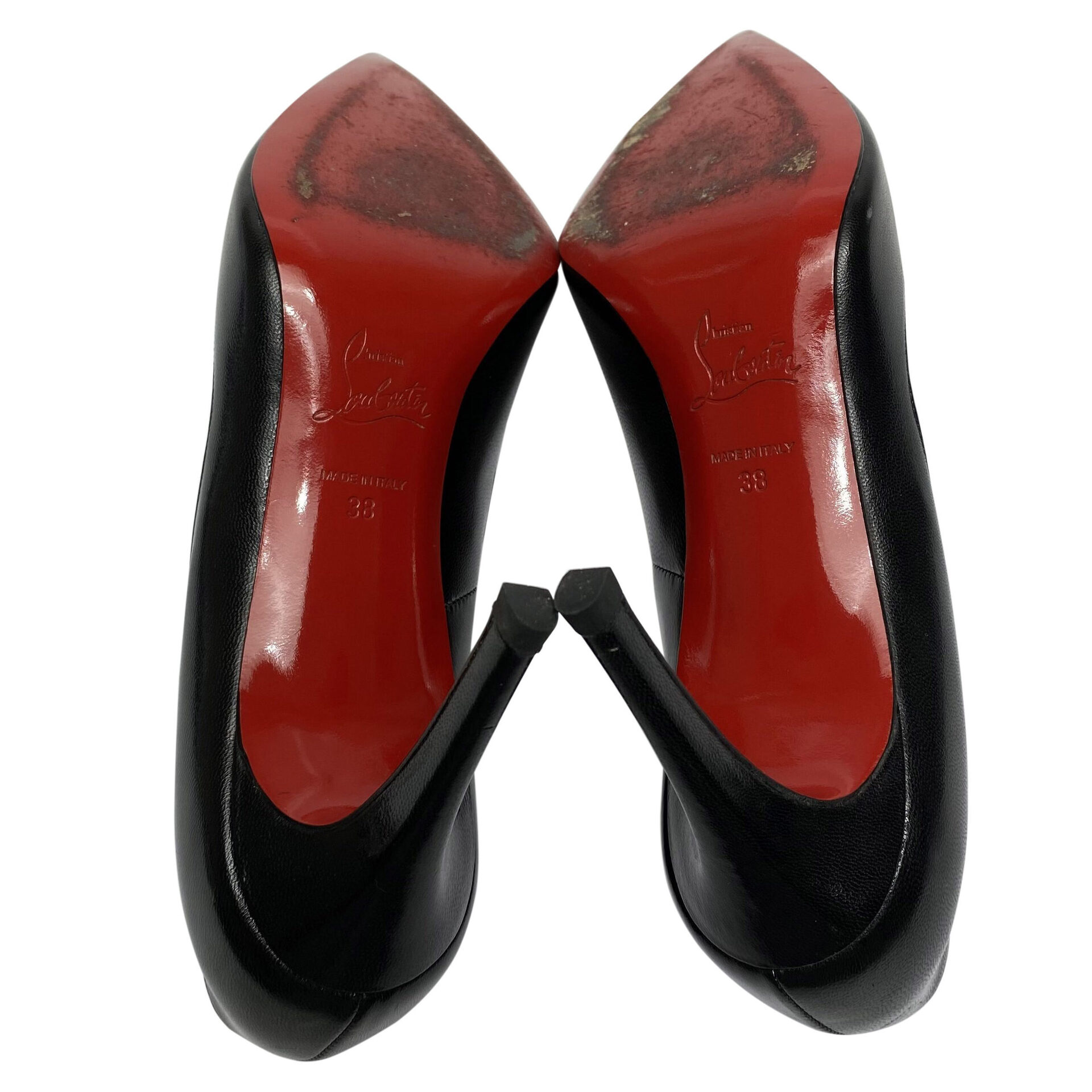 Scarpin Christian Louboutin Couro Preto