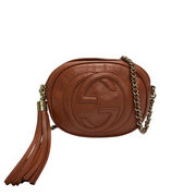 Bolsa Gucci Soho Mini Chain Laranja