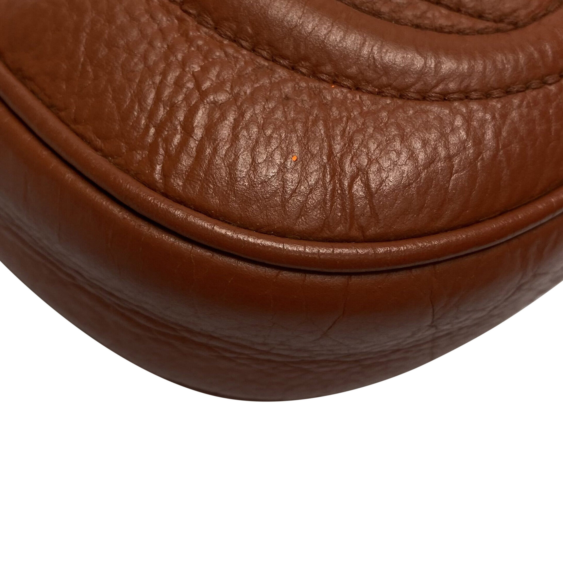 Bolsa Gucci Soho Mini Chain Laranja