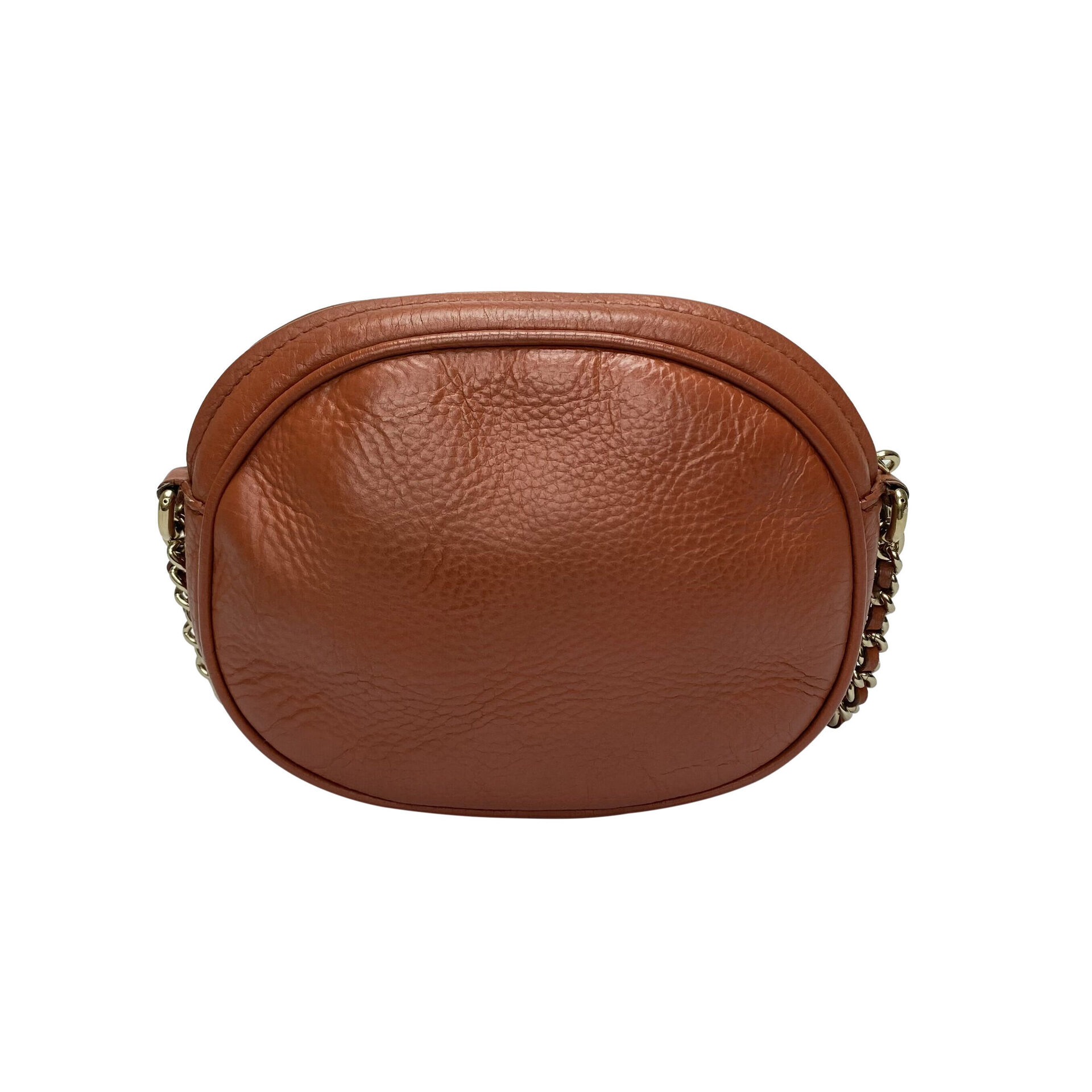 Bolsa Gucci Soho Mini Chain Laranja