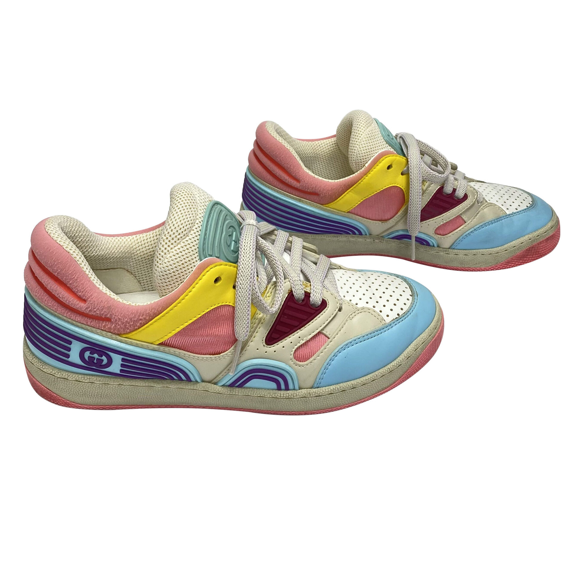 Tênis Gucci Basket Multicolor
