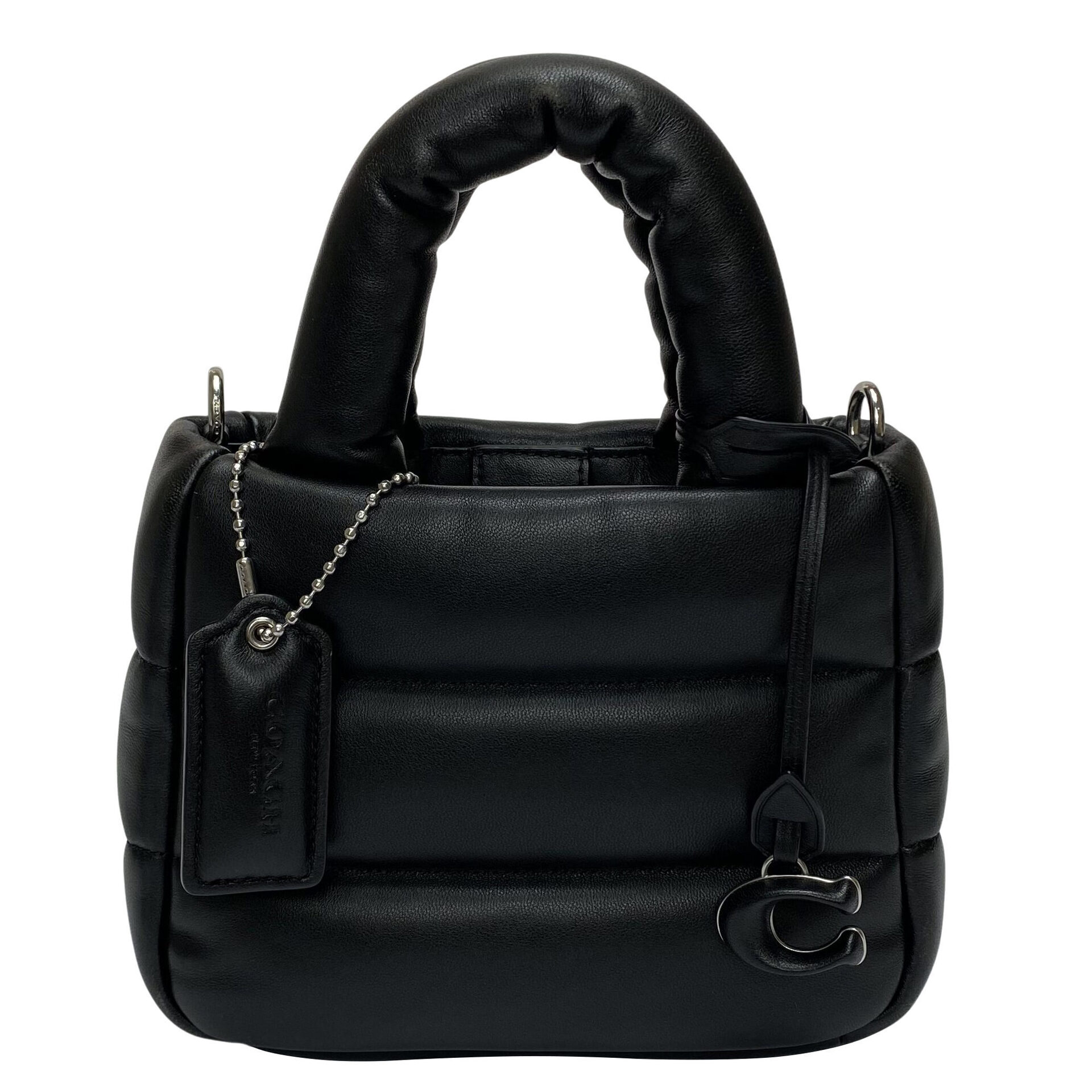 Bolsa Coach Mini Pillow Preta