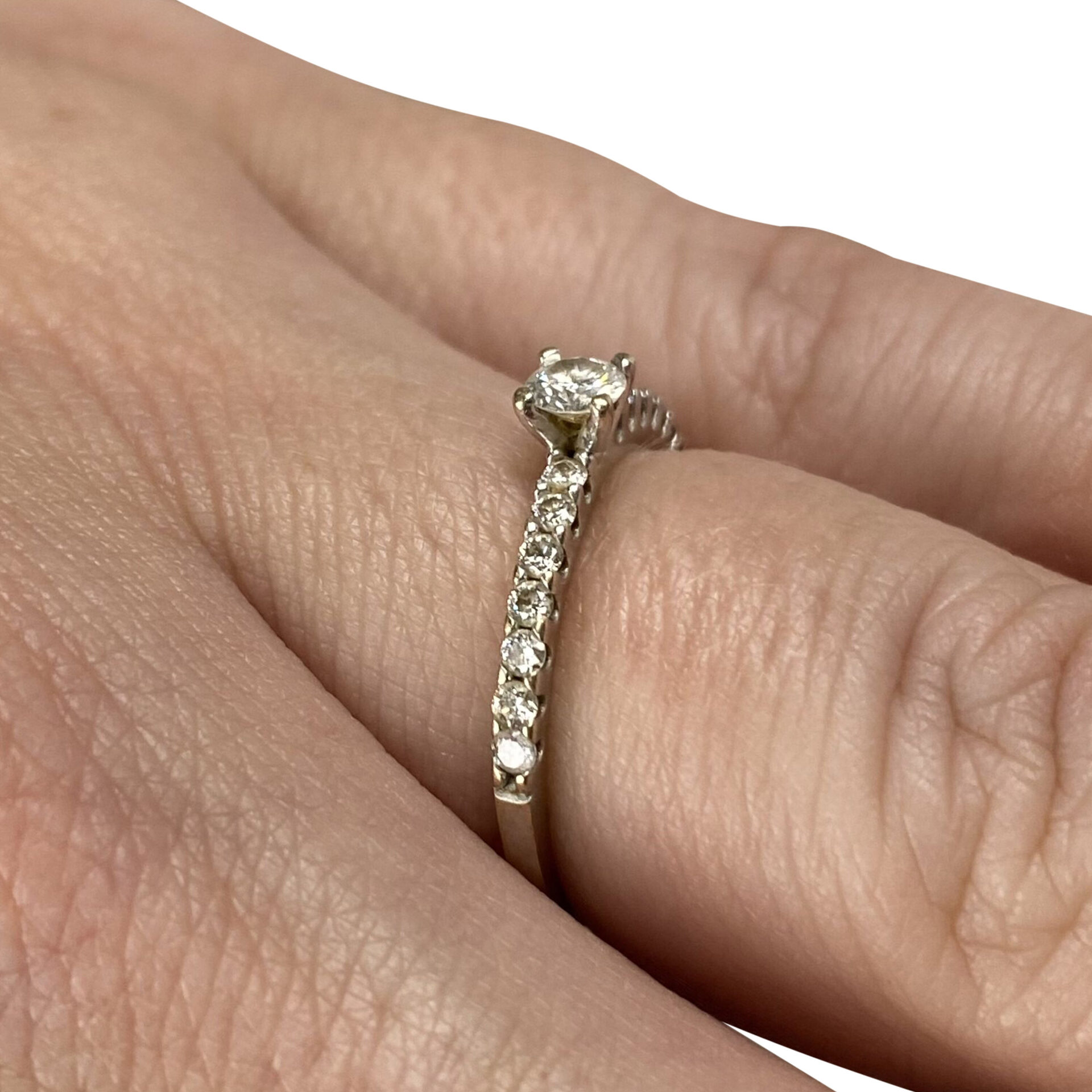 Anel Vivara Solitário - 0.350 ct.