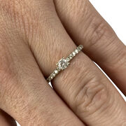 Anel Vivara Solitário - 0.350 ct.