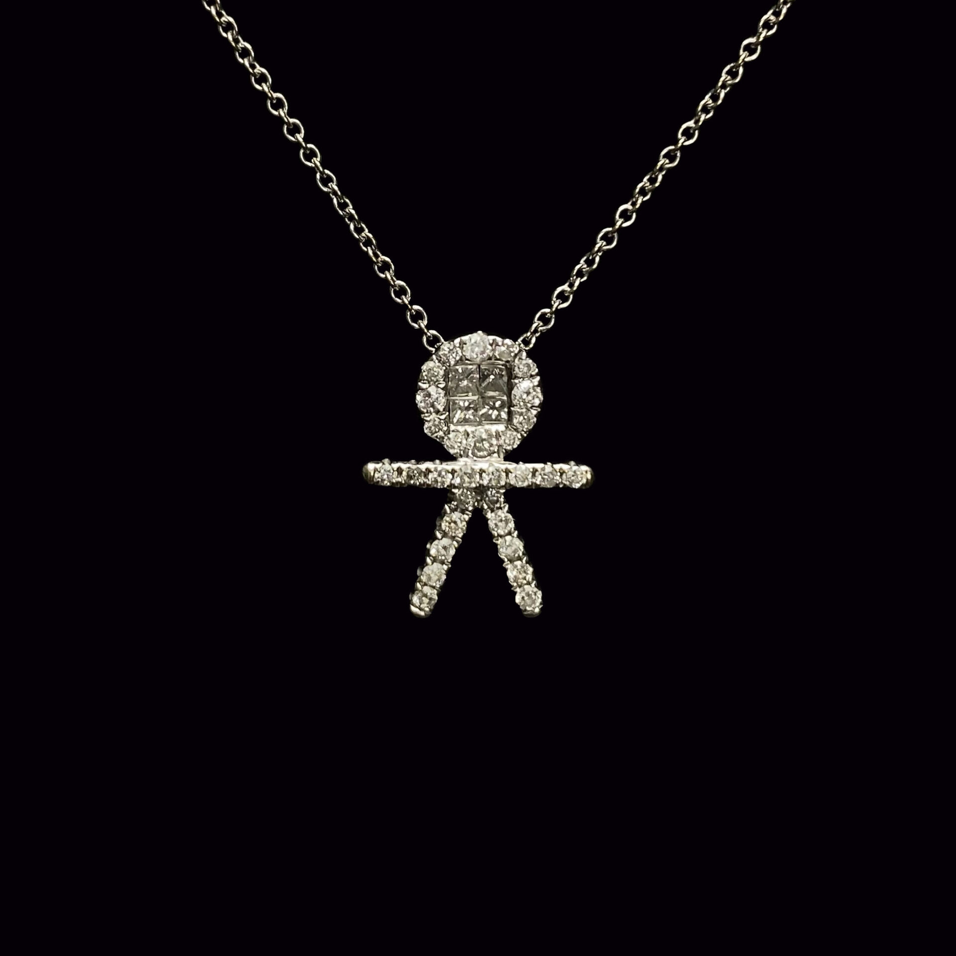 Colar Baby Boy Diamantes