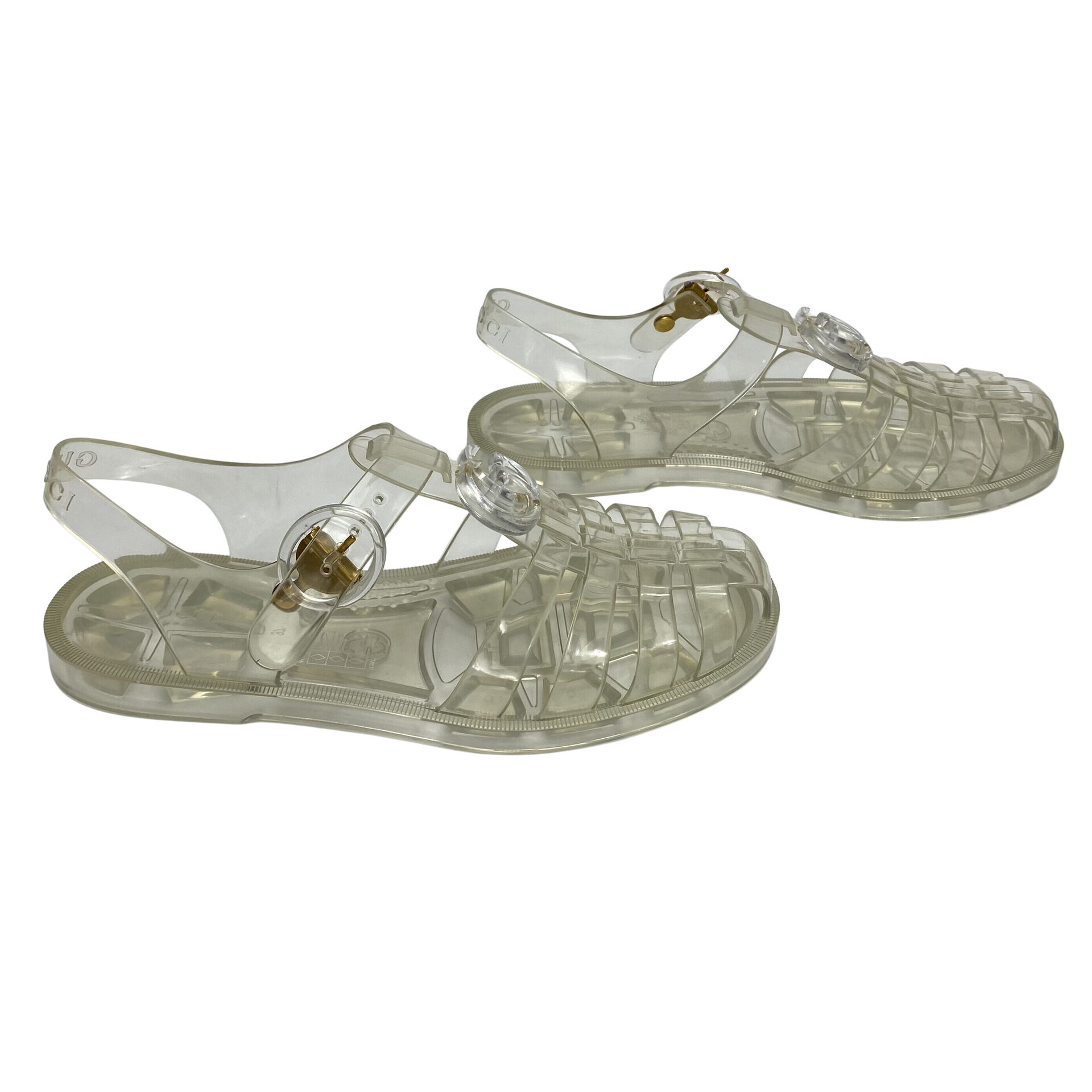 Sandália Gucci Cristal