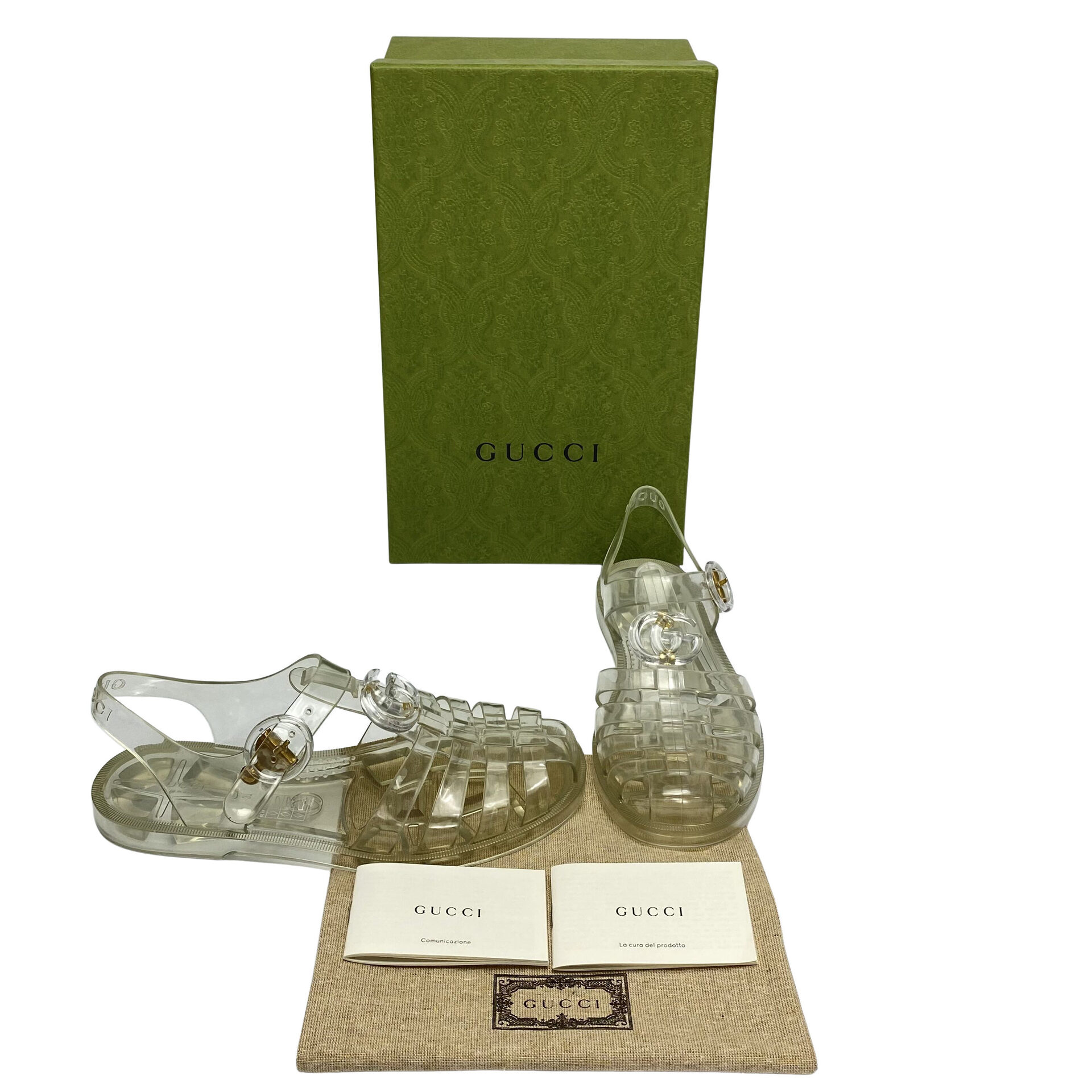 Sandália Gucci Cristal