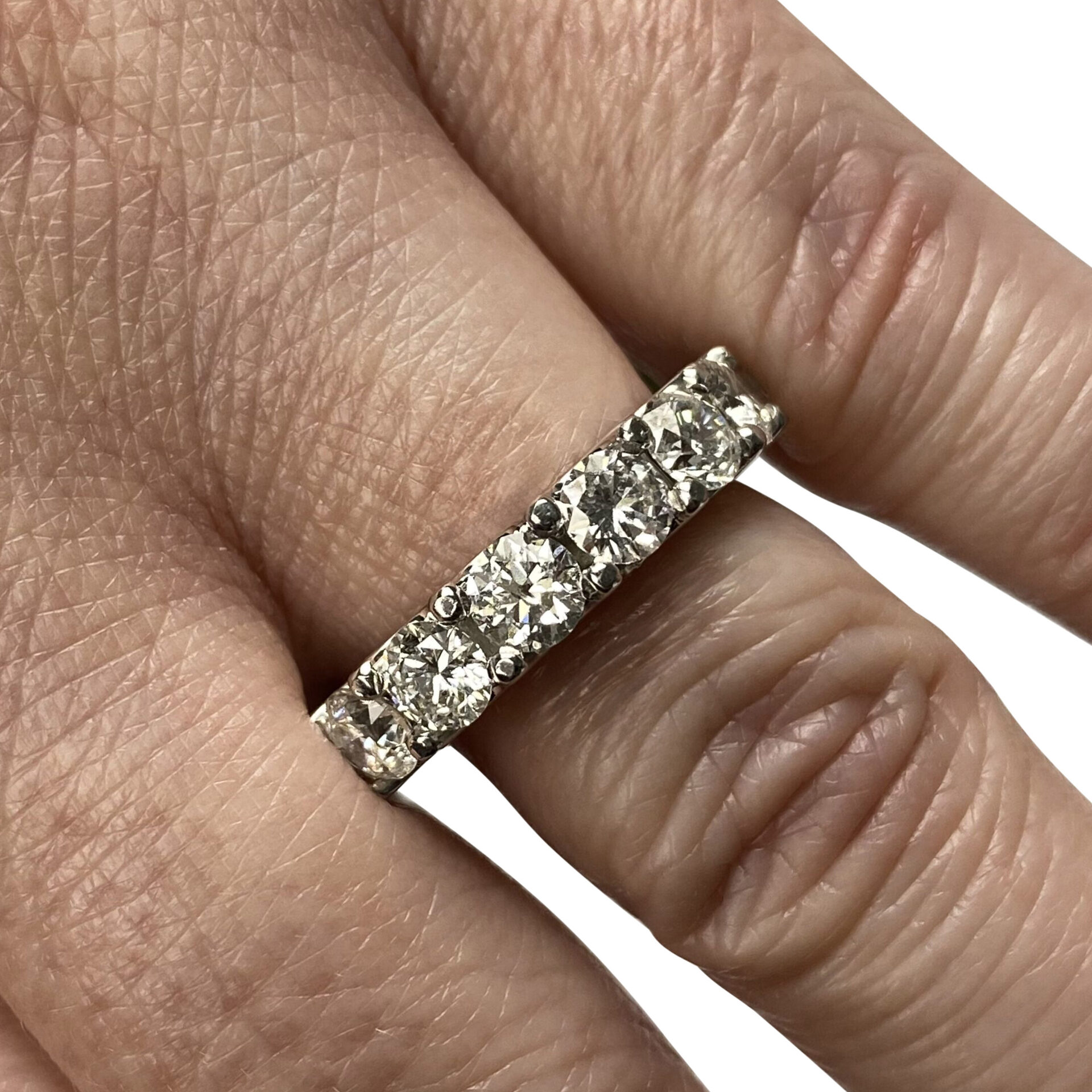 Aliança Riviera - 5.10 ct