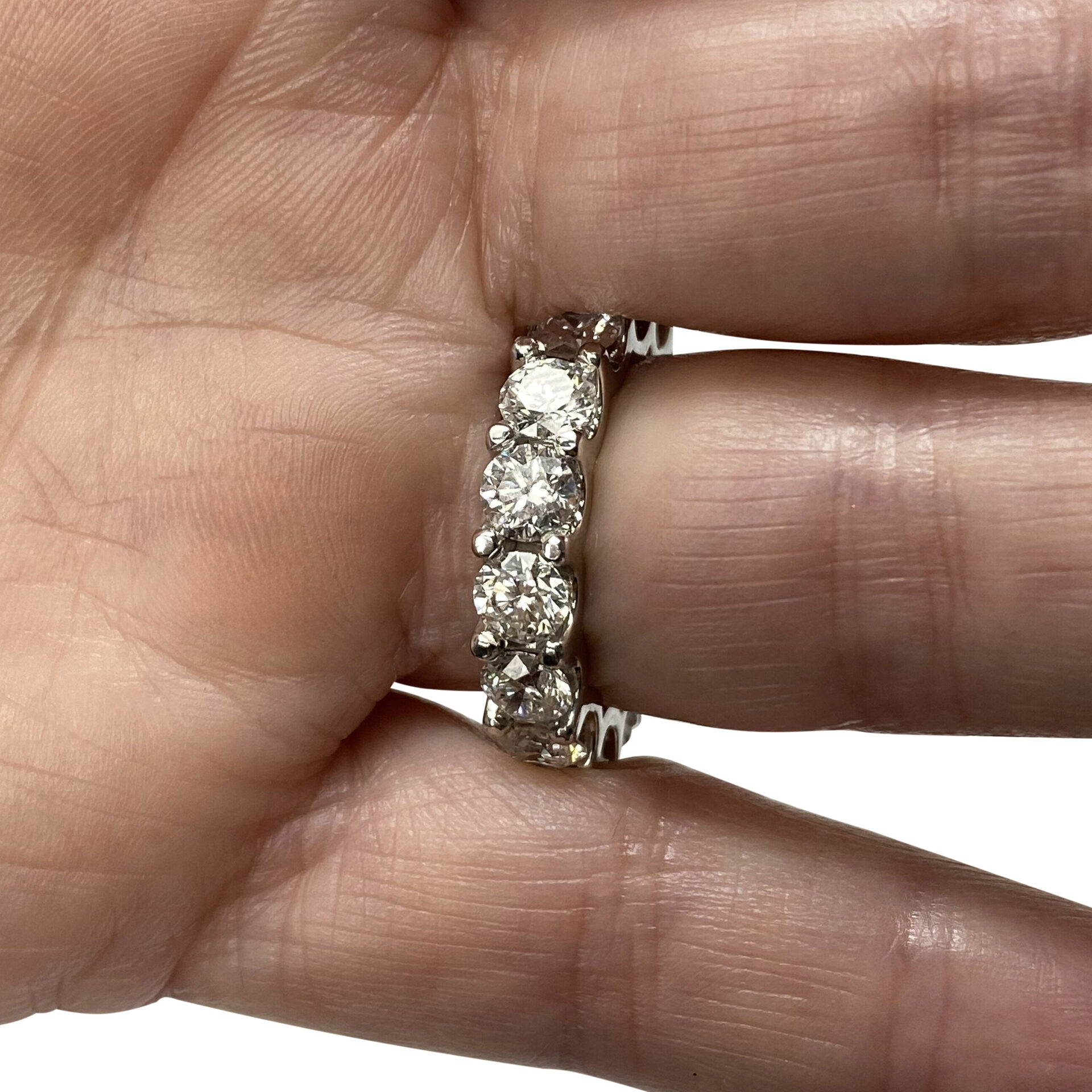 Aliança Riviera - 5.10 ct