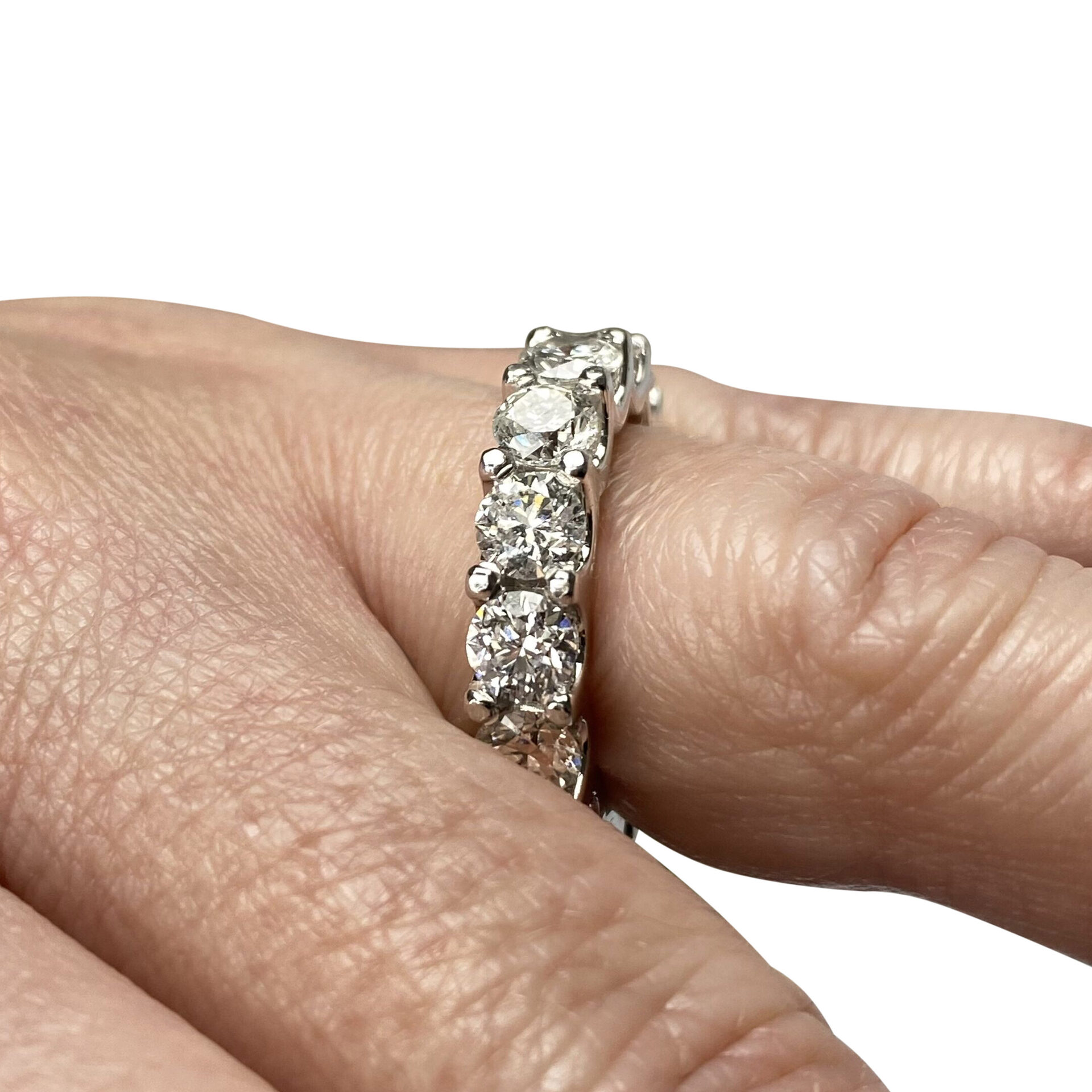 Aliança Riviera - 5.10 ct