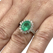 Anel Esmeralda Colombiana - 2.1 ct