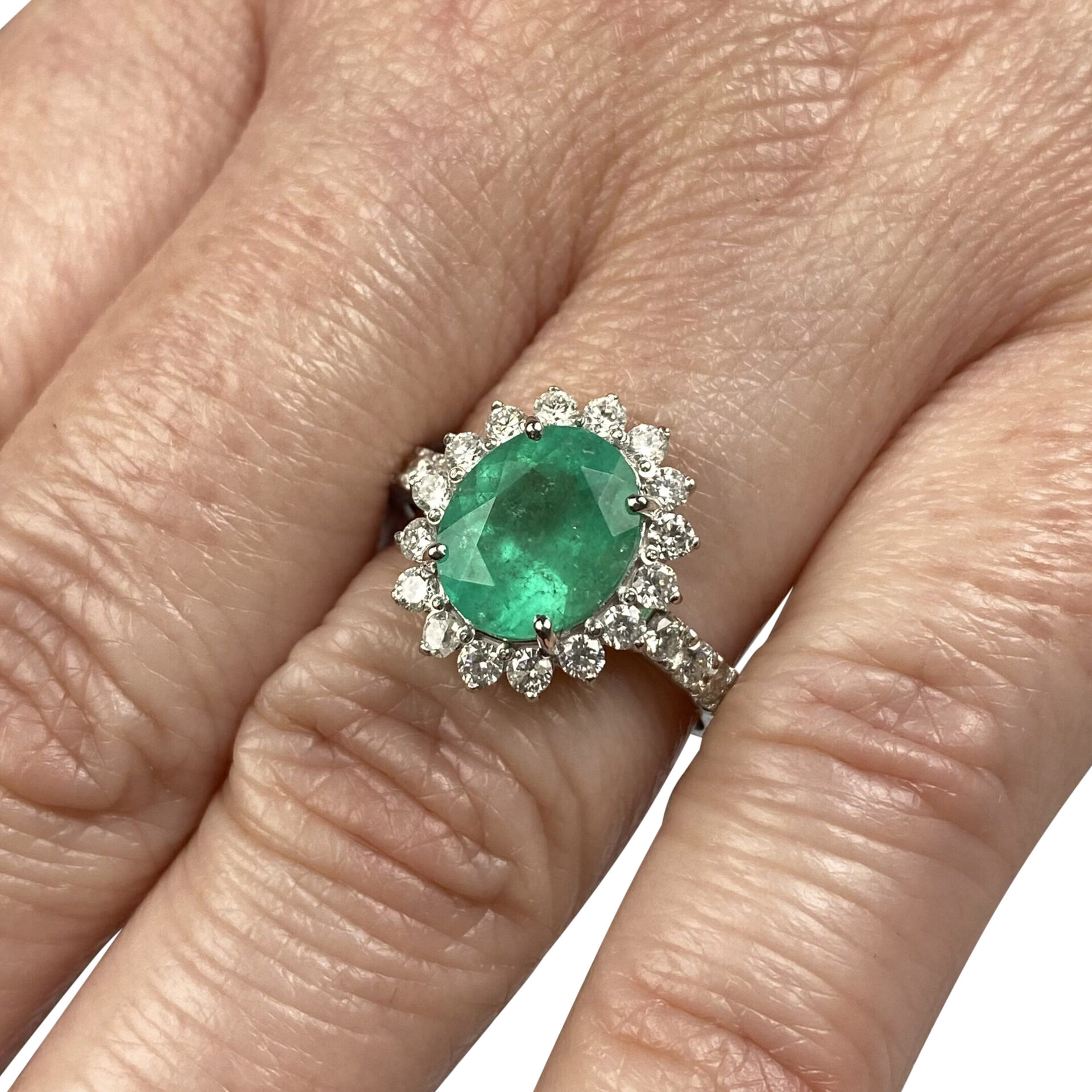 Anel Esmeralda Colombiana - 2.1 ct