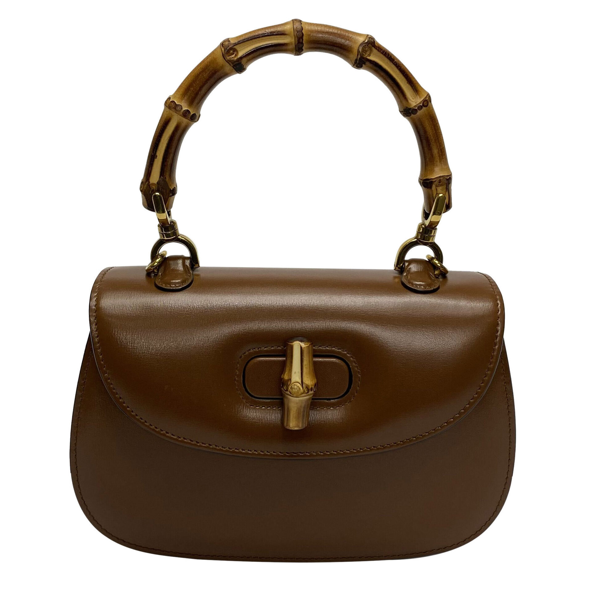 Bolsa Gucci Bamboo 1947 Marrom